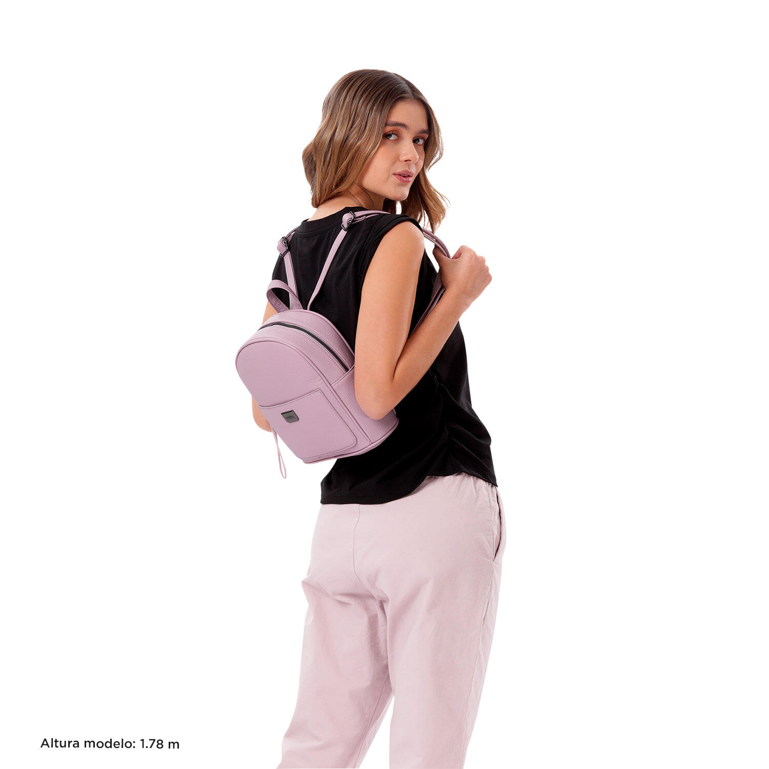 Totto Mochila urbana Smooth Keepsake Lilac Poliuretano 20 x 24 x 9.5 cm 2/5