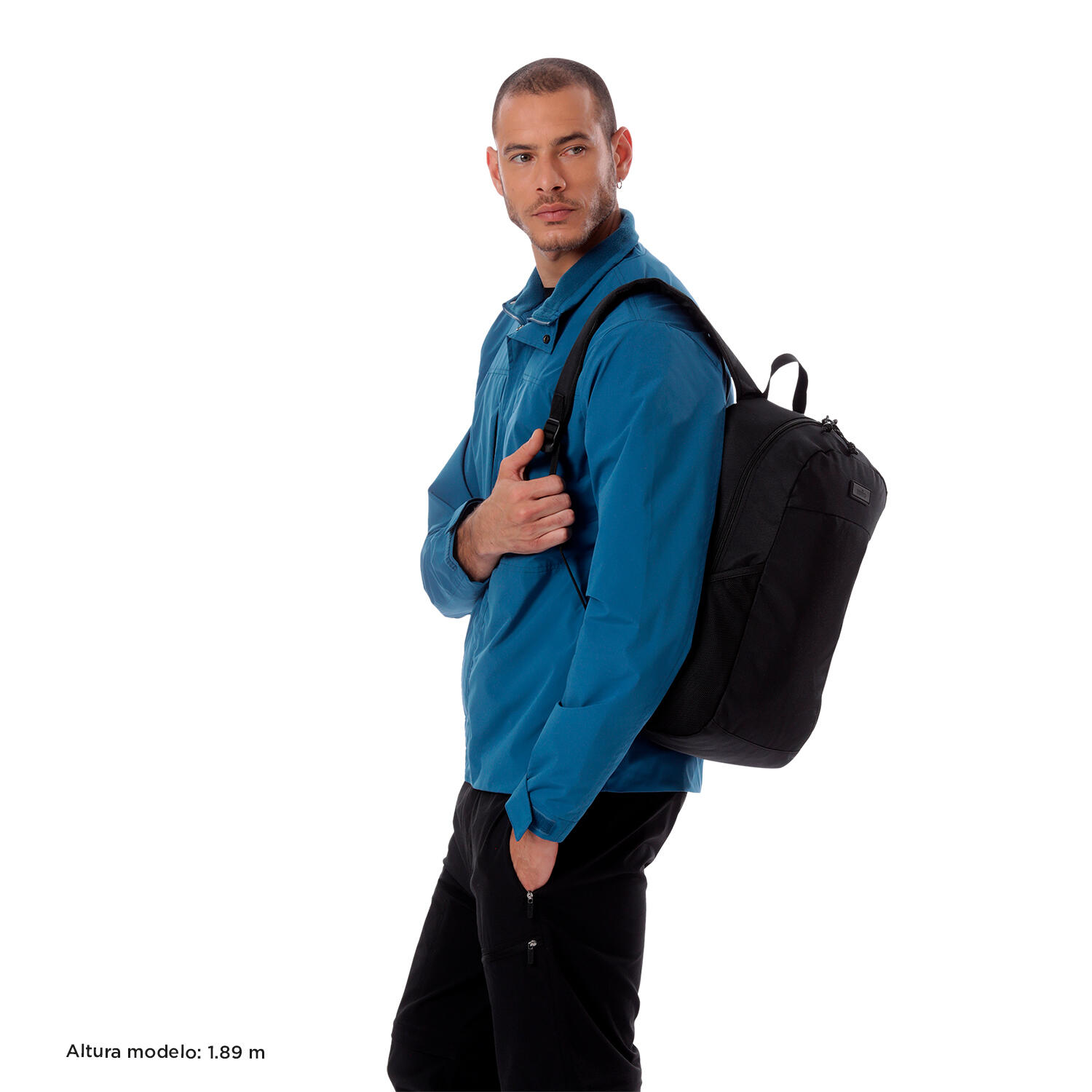 Totto Mochila urbana Rocky Negro Poliéster 26.5 x 46 x 12.5 cm 2/5