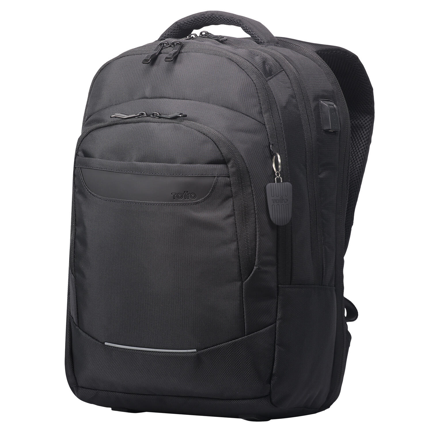 Totto Mochila ejecutiva Commute Negro Poliéster 33 x 44.5 x 16 cm 2/5