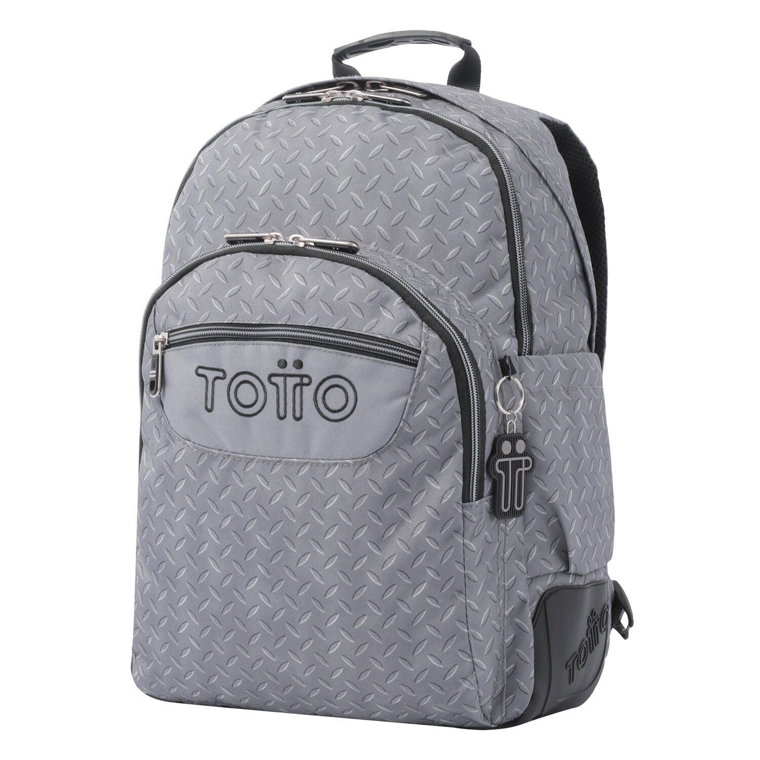 Totto Mochila escolar Crayoles Gris metálido Poliéster 33 x44 x13.5 cm 2/5