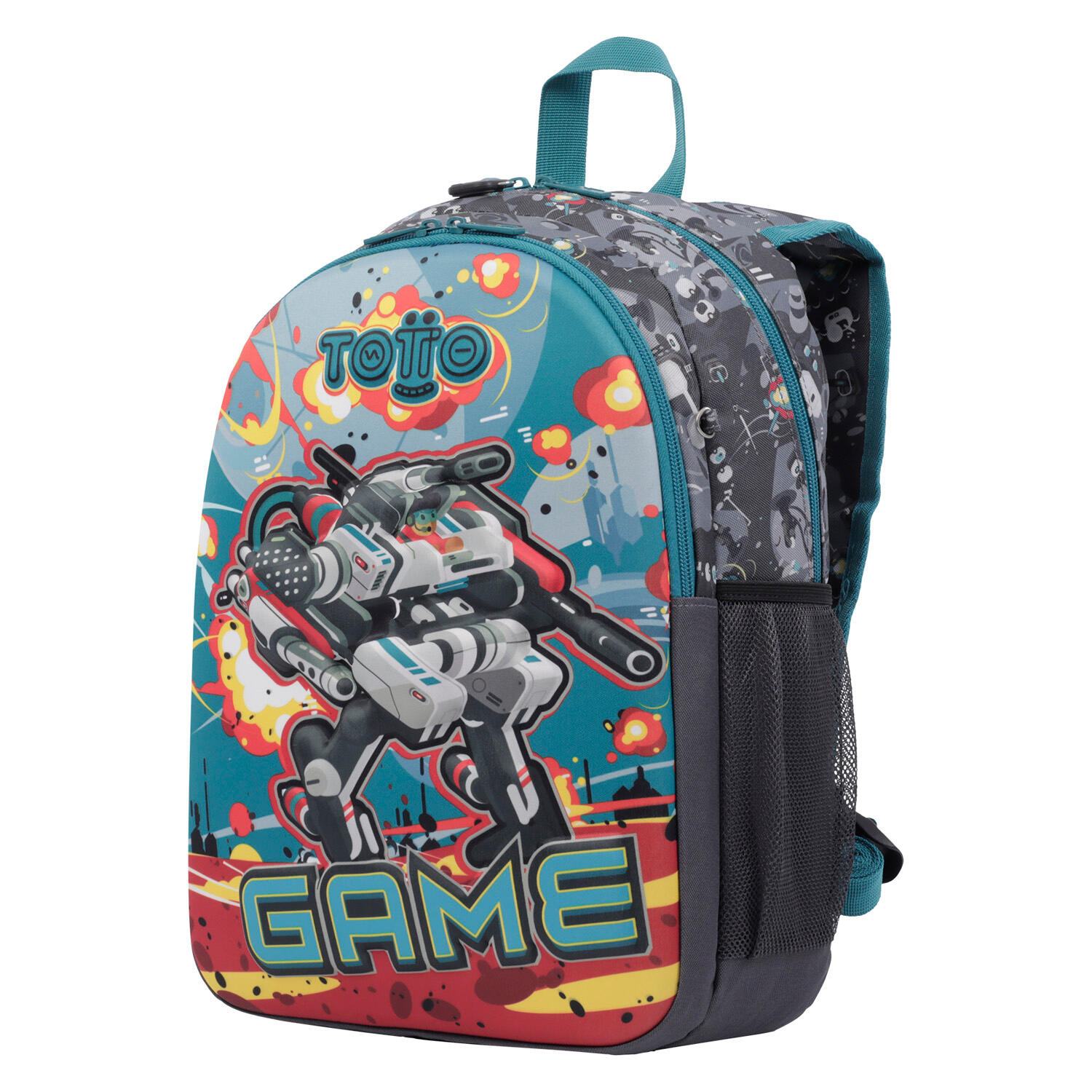 Totto Mochila escolar Infinity Infinity Poliéster 28 x 40.5 x 11 cm 2/5