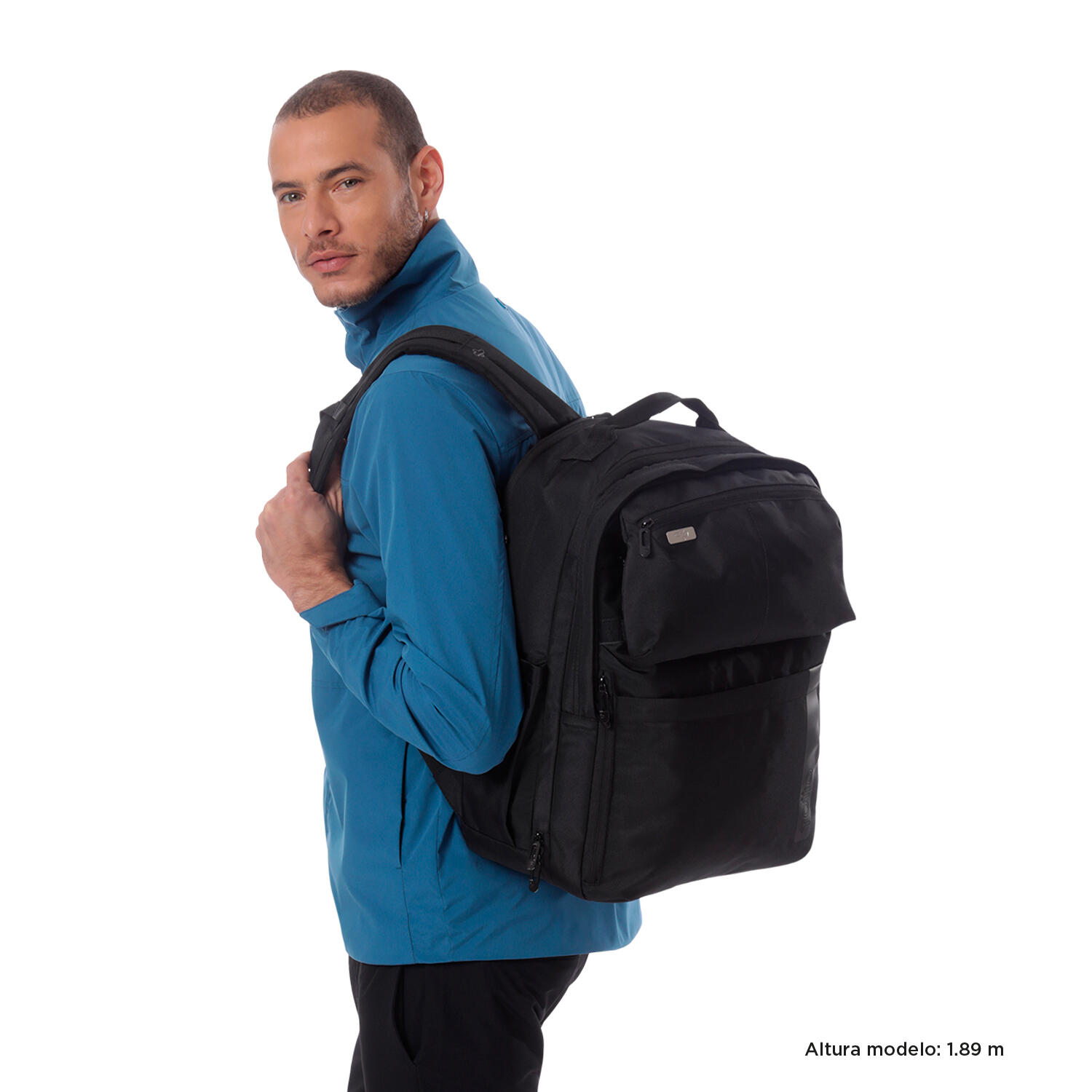 Totto Mochila viaje Elan Travel Negro Poliéster 32 x 44 x 21.5 cm 2/5