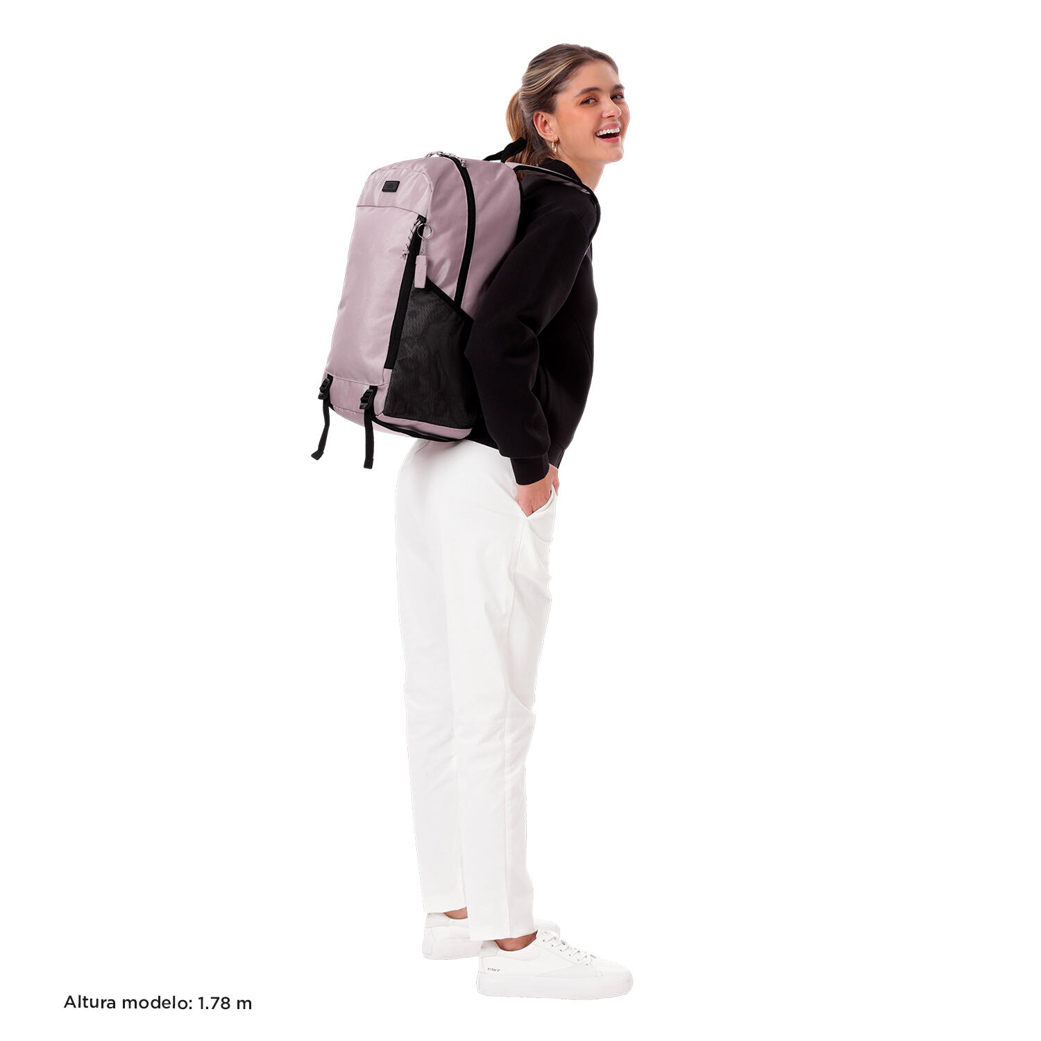 Totto Mochila urbana Rambo Keepsake Lilac Poliéster 26 x 50 x 19 cm 2/5