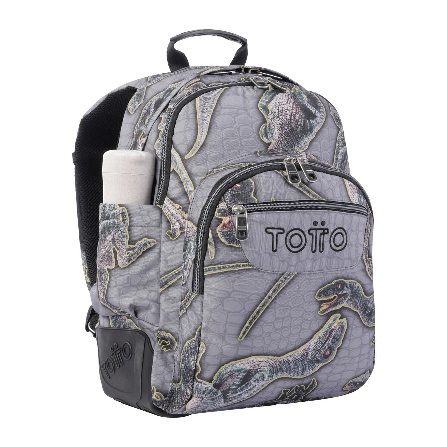 Totto Mochila escolar Crayoles Dinosaurios Poliéster 33 x44 x13.5 cm 5/5