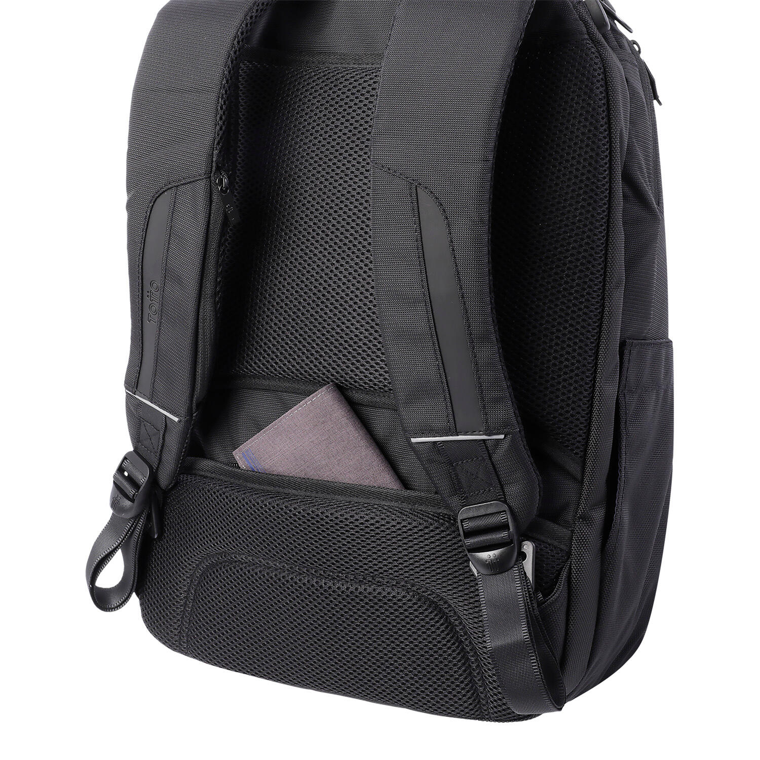 Totto Mochila ejecutiva Commute Negro Poliéster 33 x 44.5 x 16 cm 5/5