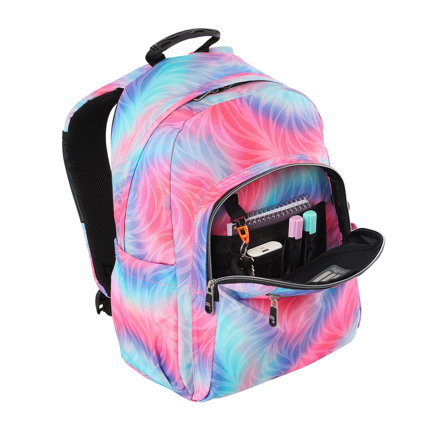 Totto Mochila escolar Acuareles Fritz Poliéster reciclado 33 x 44 x 14 cm 4/5