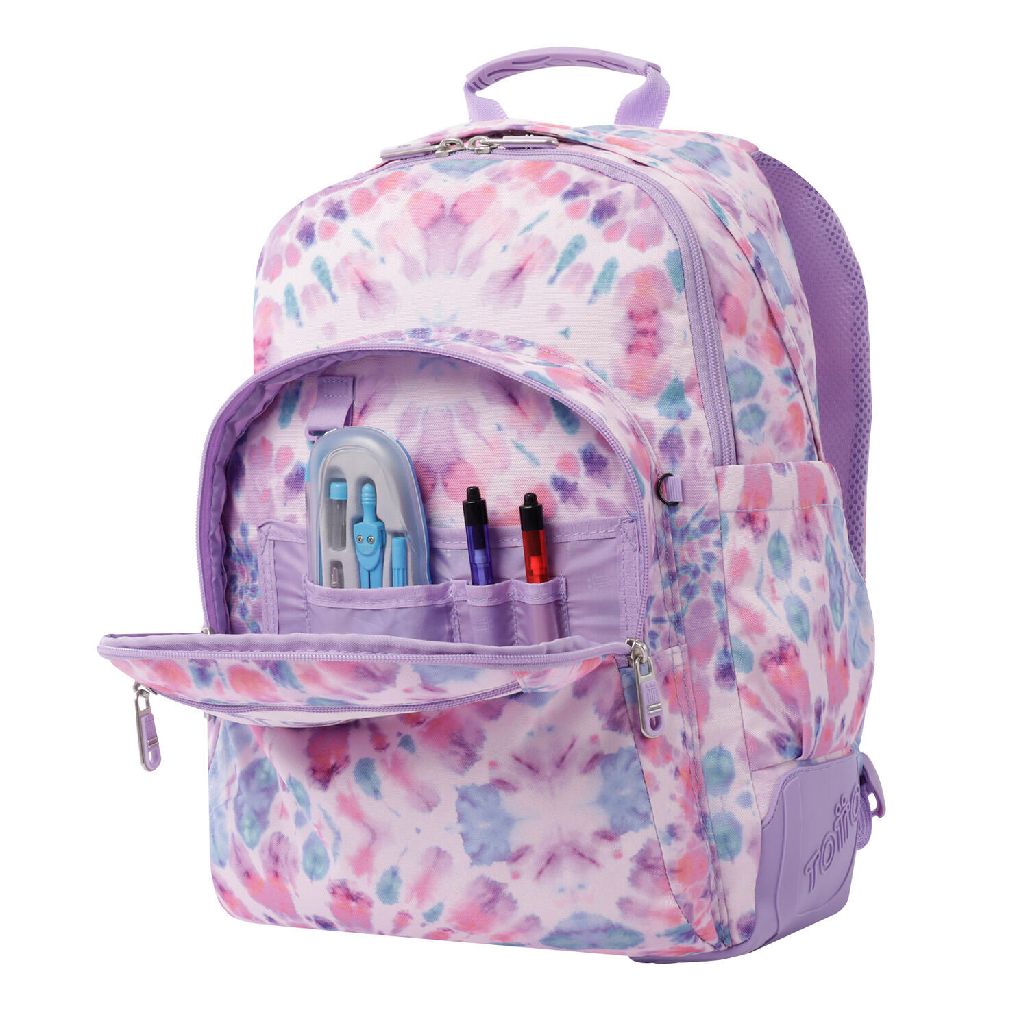 Totto Mochila escolar Crayoles Tye dye Poliéster 33 x44 x13.5 cm 5/5