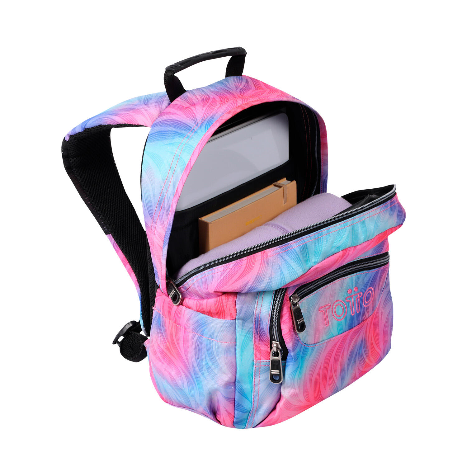 Totto Mochila escolar Tempera Fritz Poliéster reciclado 27 x 36.5 x 12 cm 5/5