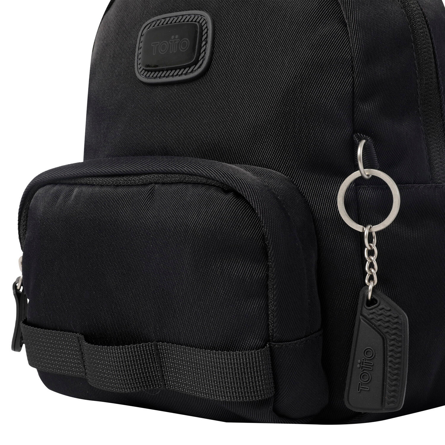 Totto Mochila urbana Yui Negro Poliéster 17 x 21 x 9 cm 5/5