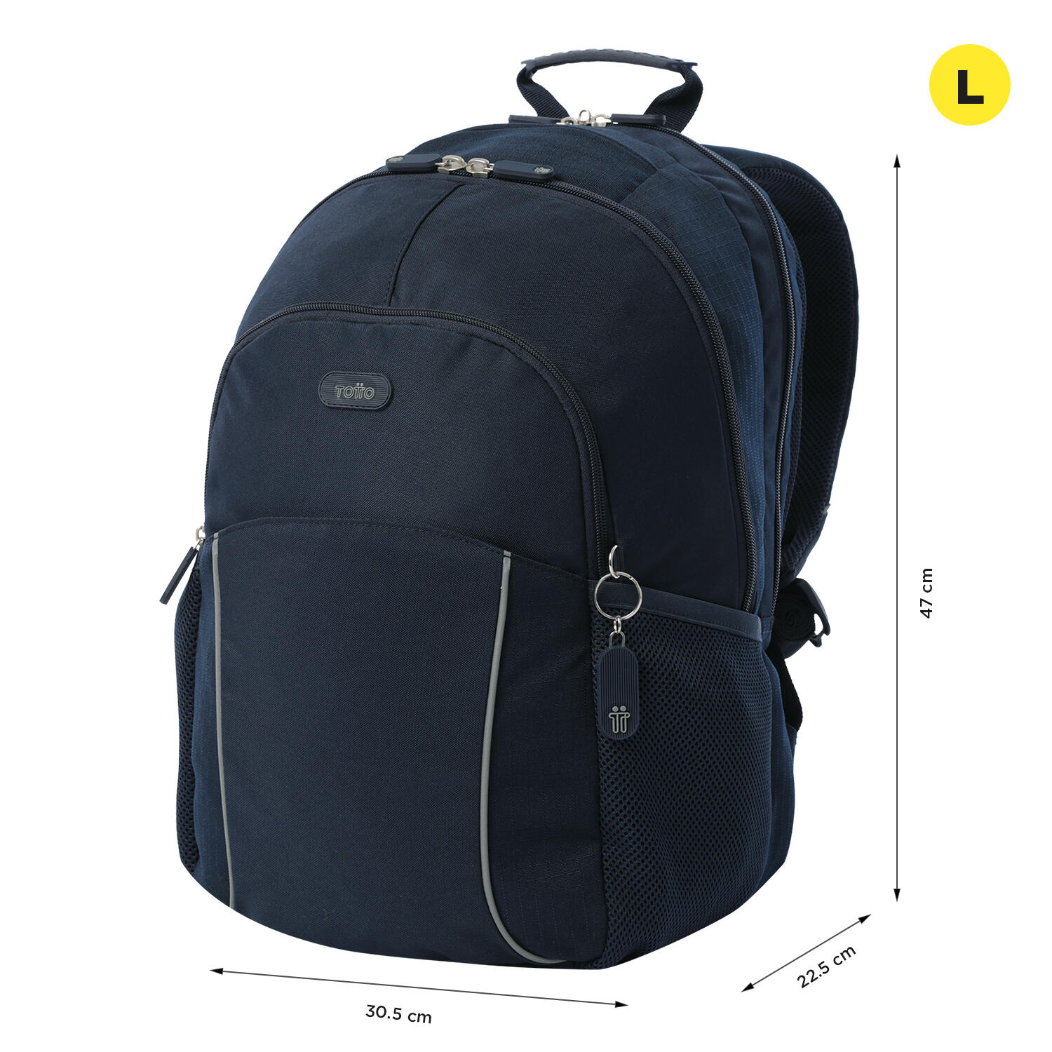 Totto Mochila urbana Cambri 2.0 Dress Blues Poliéster 30.5 x 47 x 22.5 cm 3/5