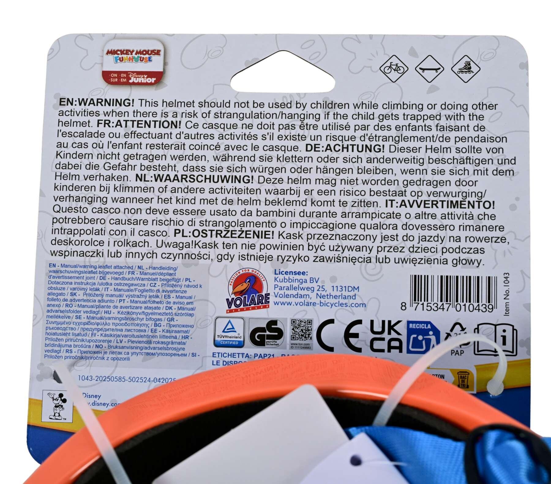 CASCO BICICLETA INFANTIL MICKEY 7/7