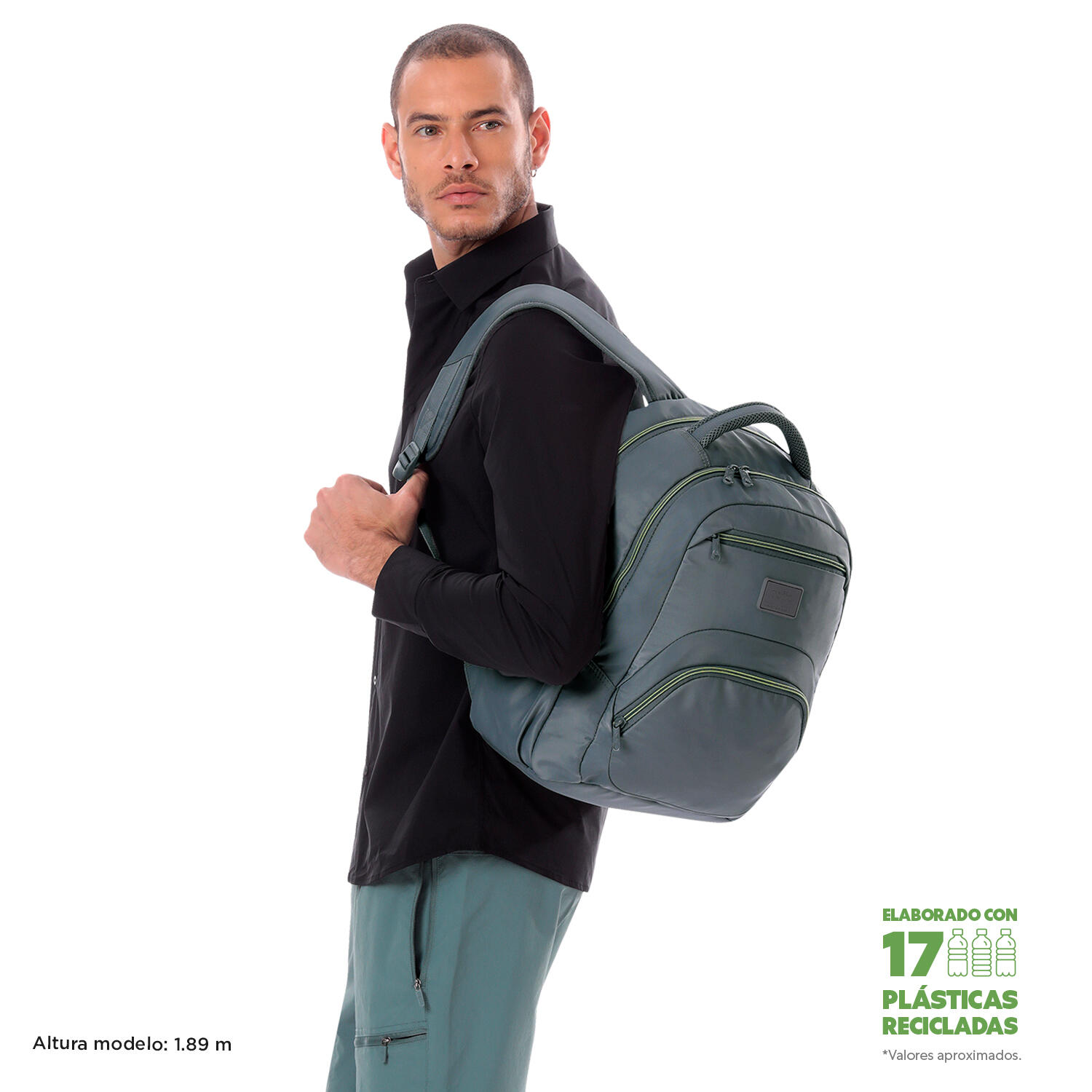 Totto Mochila urbana Tracer Monument Poliéster reciclado 31 x 44.5 x 17 cm 2/5