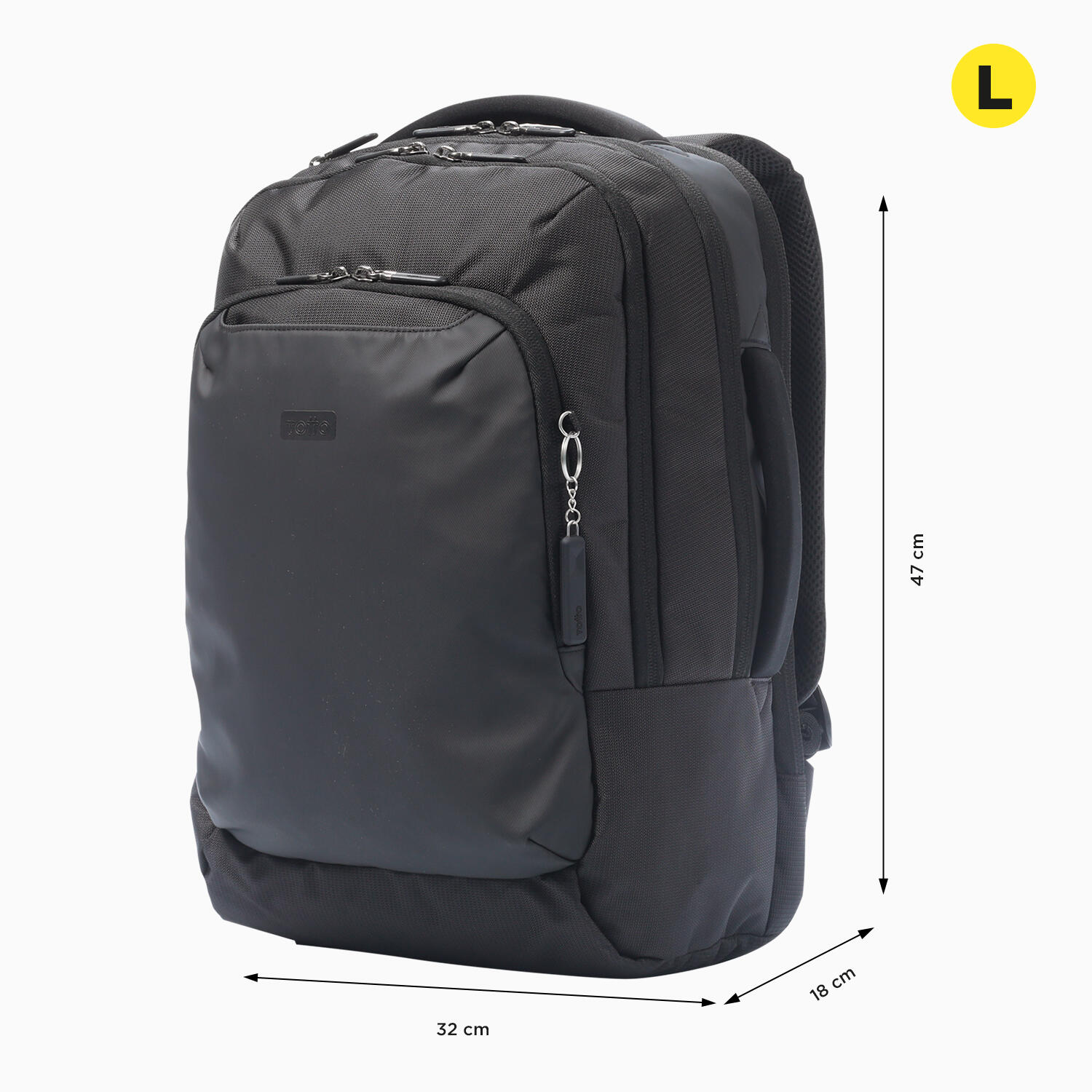 Totto Mochila ejecutiva GTX 2.0 Negro Poliéster 32 x 44.5 x 18 cm 2/5