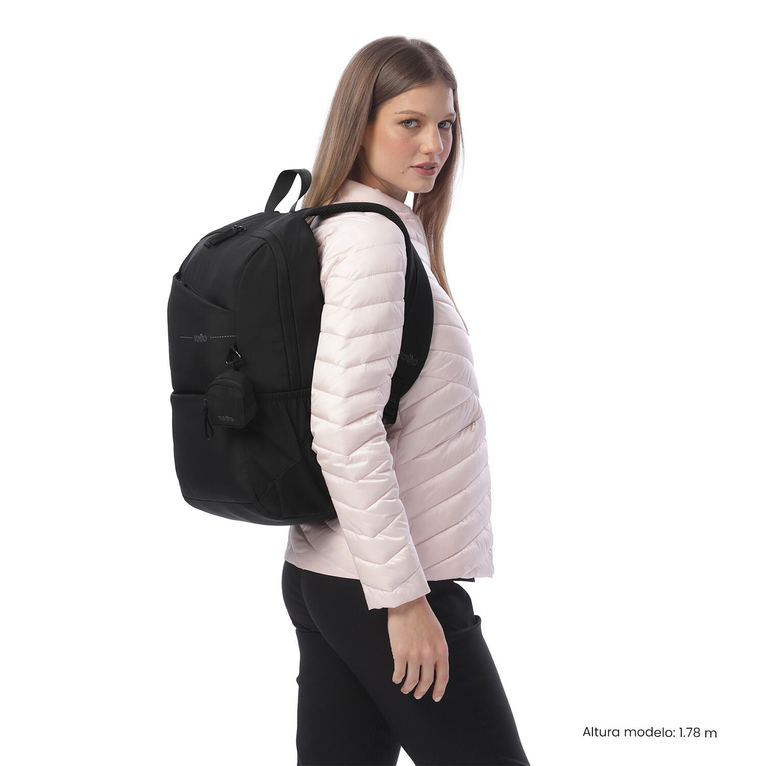 Totto Mochila ejecutiva Suzuka Negro Poliamida 31 x16 x 14.5 cm 2/5