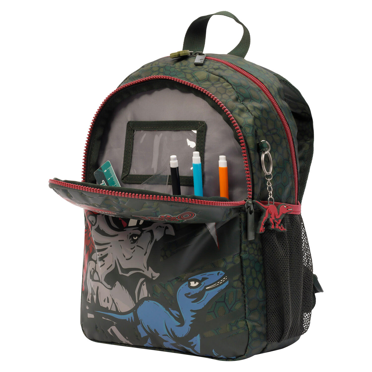 Totto Mochila escolar T-Rex Verde Poliéster 24 x 32.5 x 12 cm 5/5
