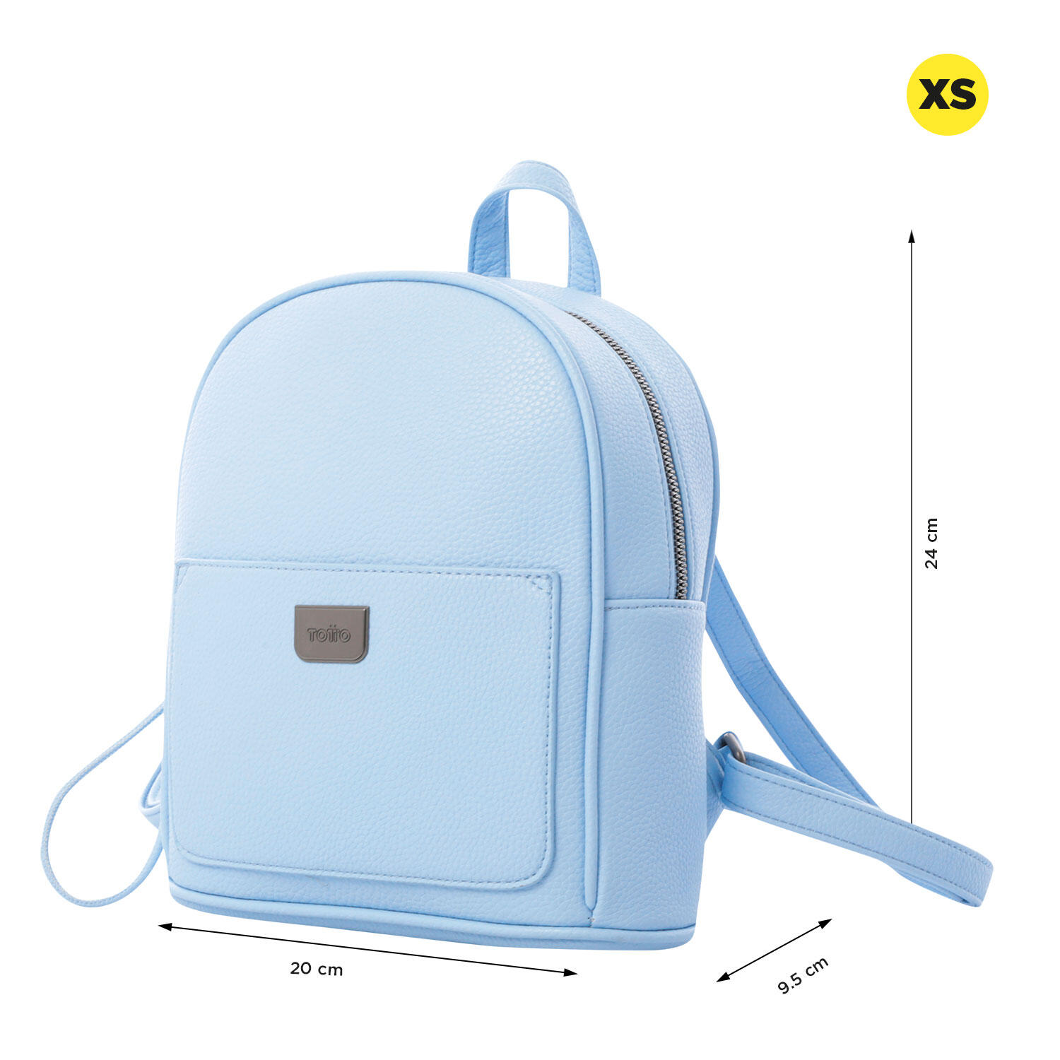 Totto Mochila urbana Smooth Angel Falls Poliuretano 20 x 24 x 9.5 cm 3/5
