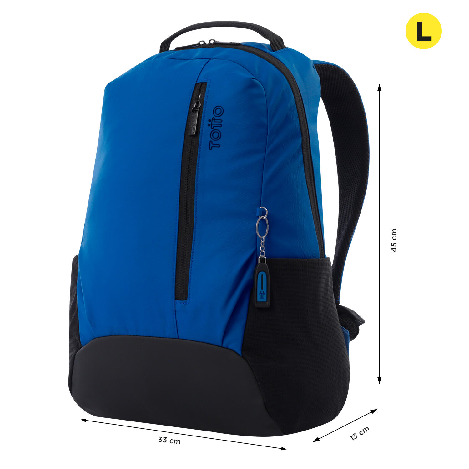Totto Mochila urbana Detroit Negro Poliéster 33 x 45 x 13 cm 2/5