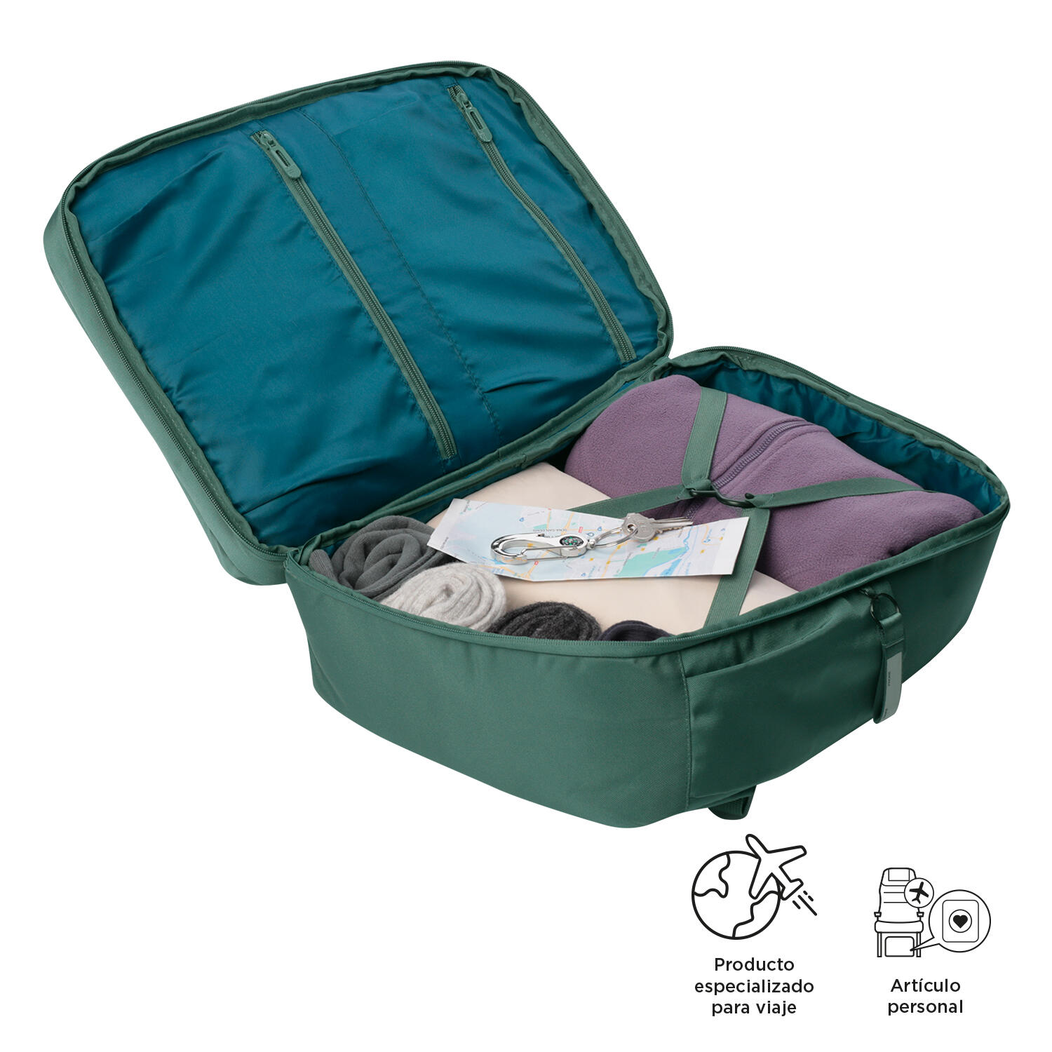 Totto Mochila viaje Elan Travel Silver Pine Poliéster 32 x 44 x 21.5 cm 5/5