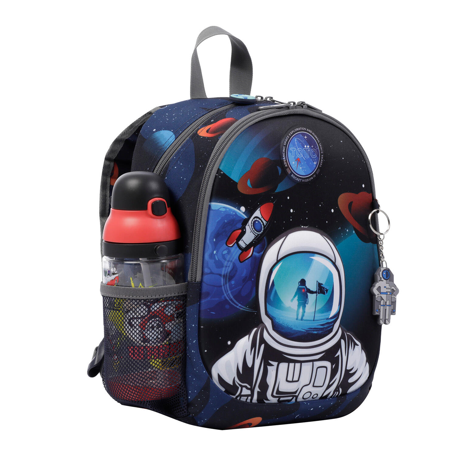 Totto Mochila escolar Astronaut Multicolor Poliéster 27 x 36 x 10 cm 4/5