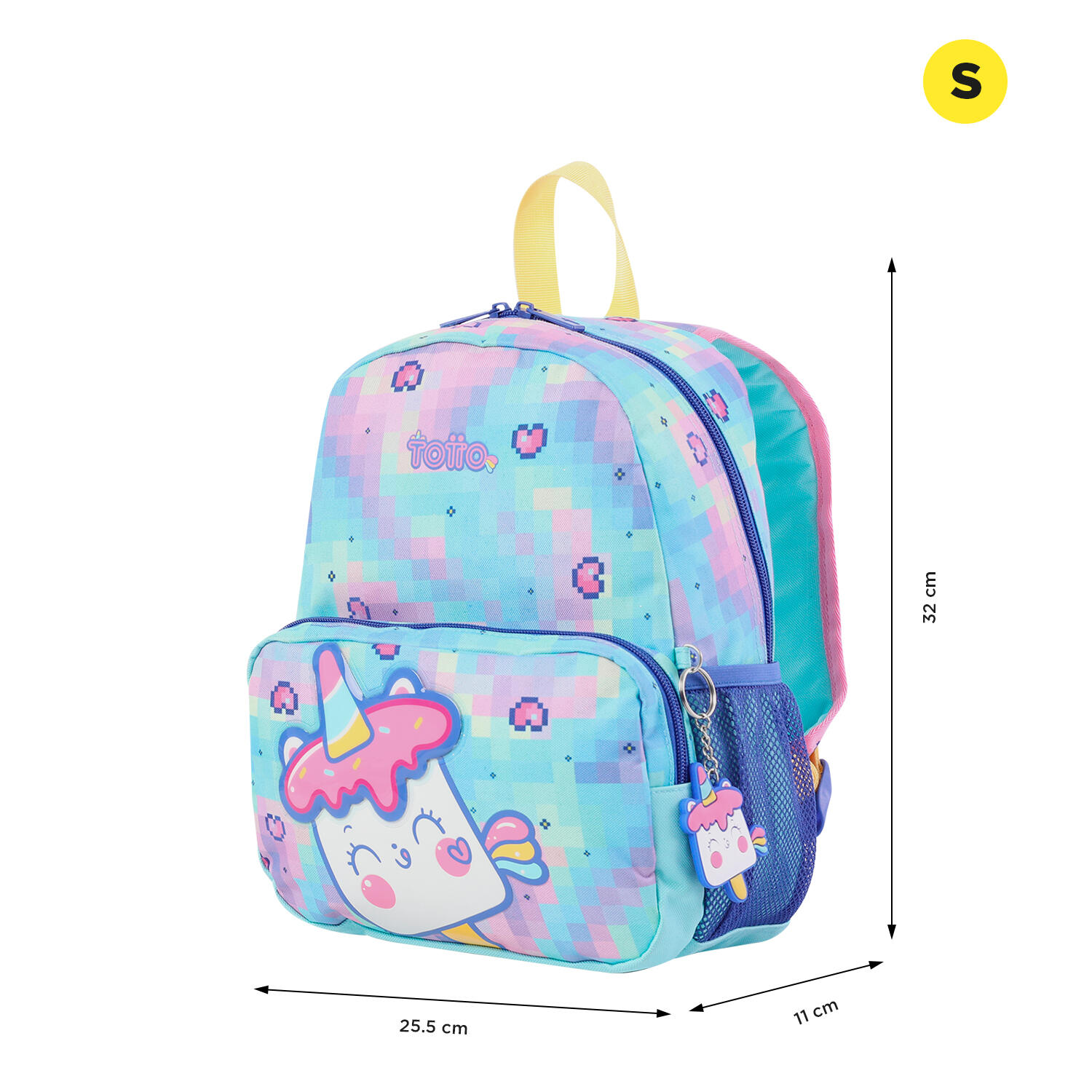 Totto Mochila escolar Cremy Azul Poliéster 25.5 x 32 x 11 cm 2/5
