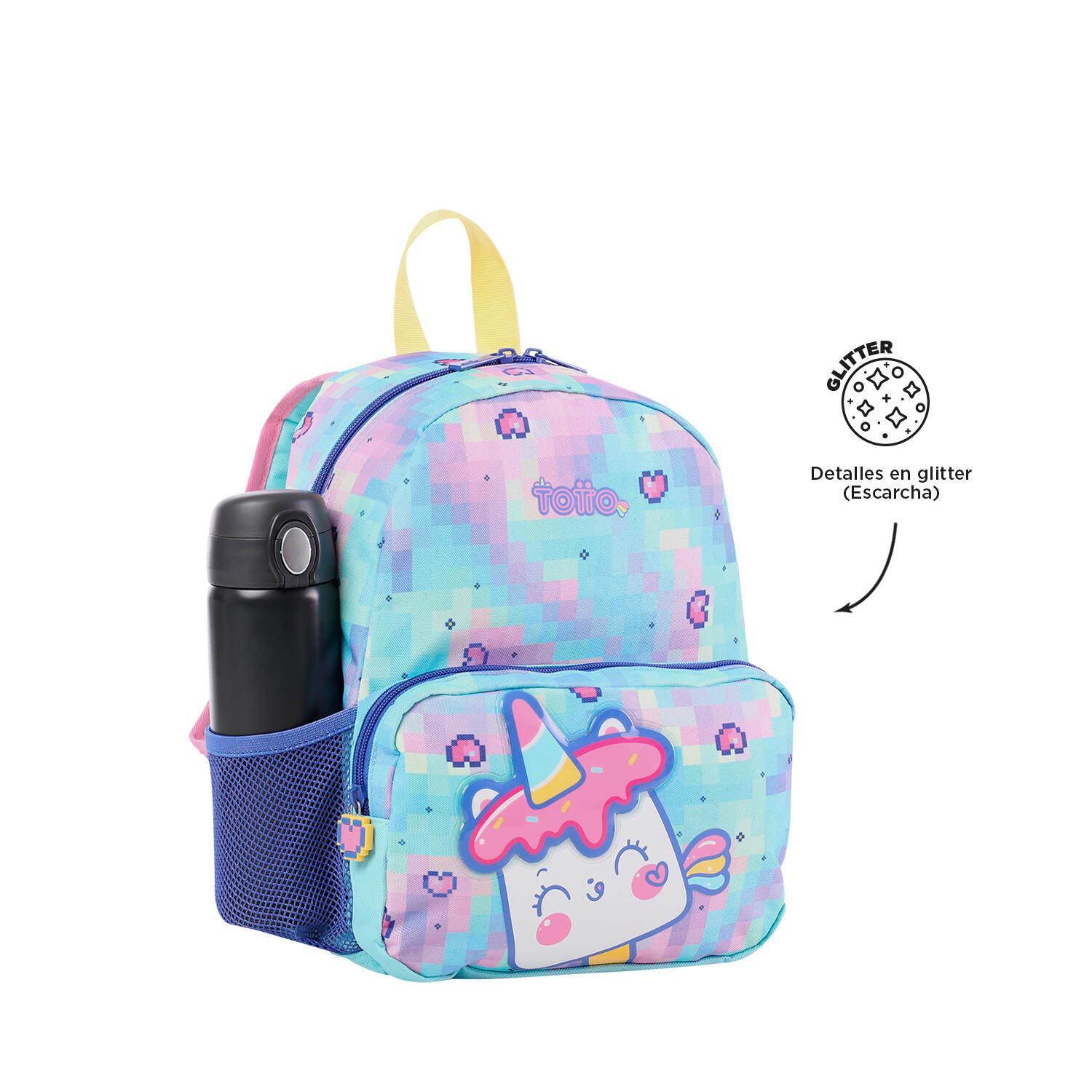 Totto Mochila escolar Cremy Azul Poliéster 25.5 x 32 x 11 cm 4/5