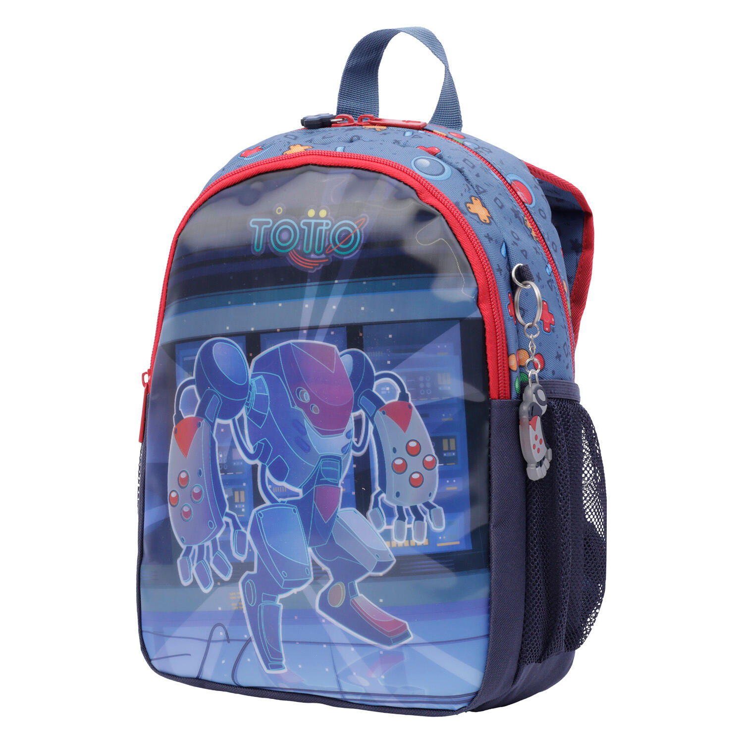 Totto Mochila escolar Atlas Azul Poliéster 23.5 x 32.5 x 8.5 cm 2/5