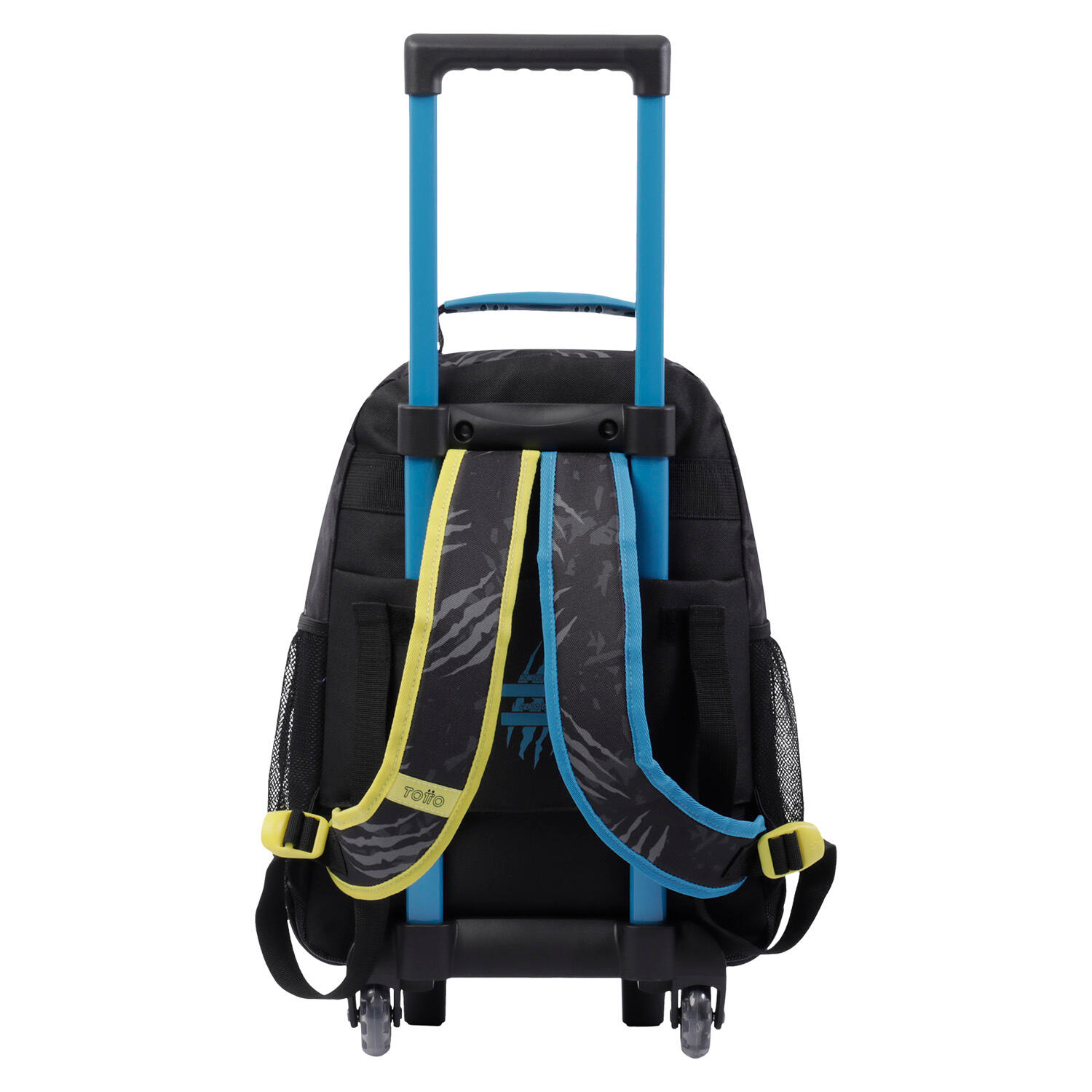 Totto Mochila infantil ruedas Raptor M Multicolor Poliéster 28 x 41 x 12.5 cm 3/5