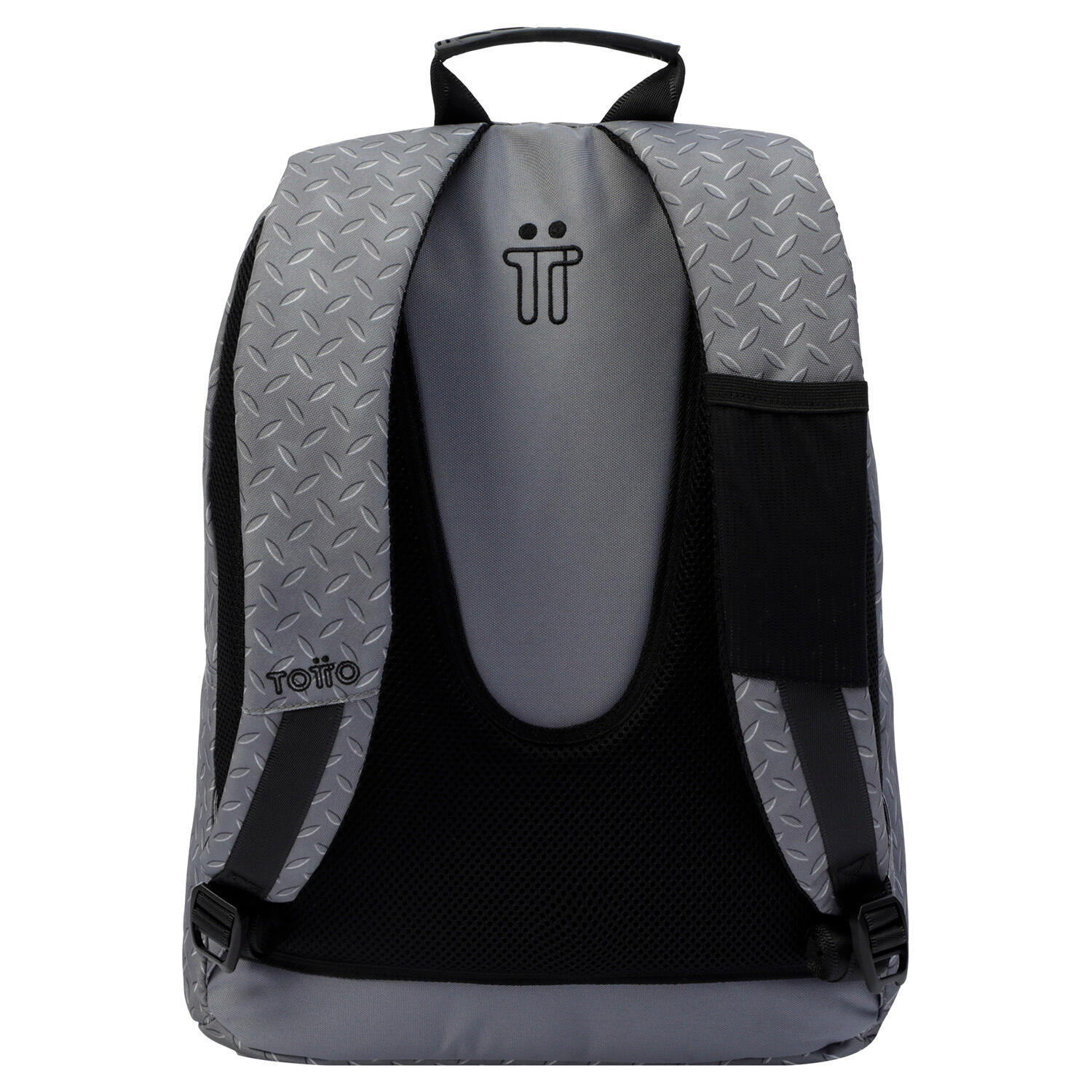 Totto Mochila escolar Lápiz Gris metálico Poliéster 34 x 44 x 24 cm 3/5