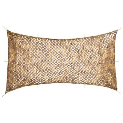 Rete mimetica VidaXL 708x423 cm sabbia