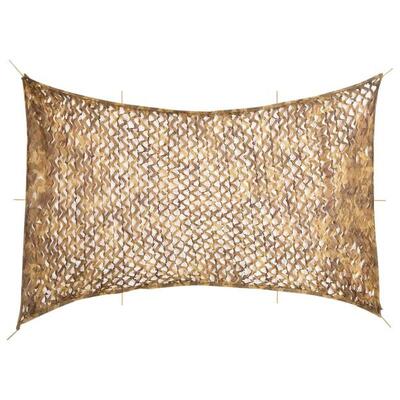 Rete mimetica VidaXL con sacco 724 x 515 cm sabbia
