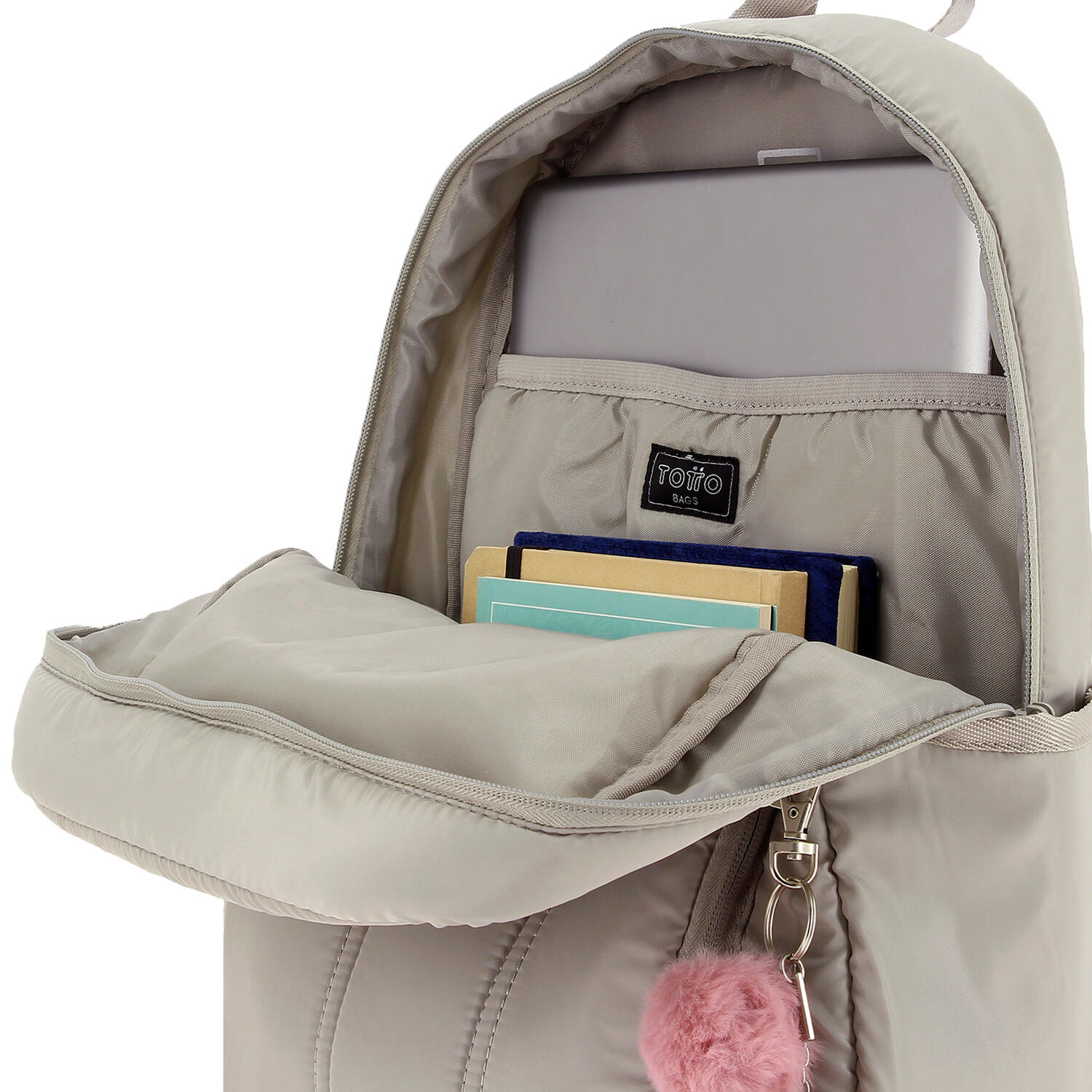 Totto Mochila ejecutiva Arlet Marrón Poliéster 30 x 40 x 14 cm 5/5