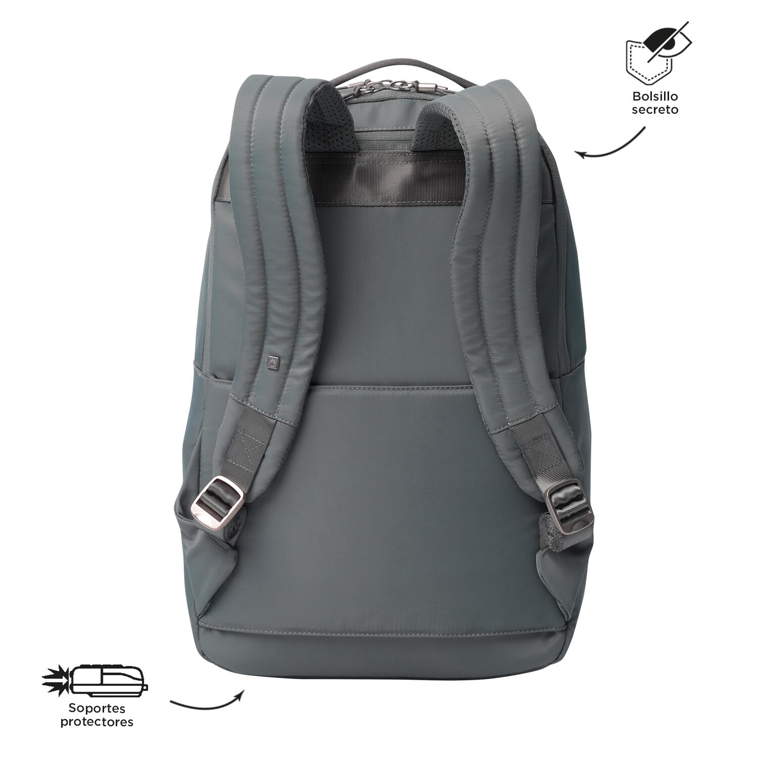 Totto Mochila ejecutiva Roxanne Monument Poliéster 28.5 x 42.5 x 12 cm 4/5
