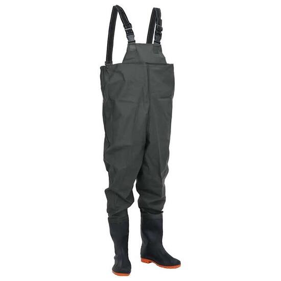 VidaXL waders z wbudowanymi butami rozmiar 42 ciemnozielone