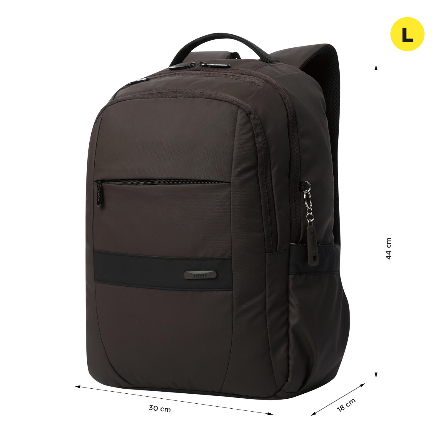 Totto Mochila urbana Wivetto 2.0 Turkish Coffee Poliéster 30 x 44 x 18 cm 3/5