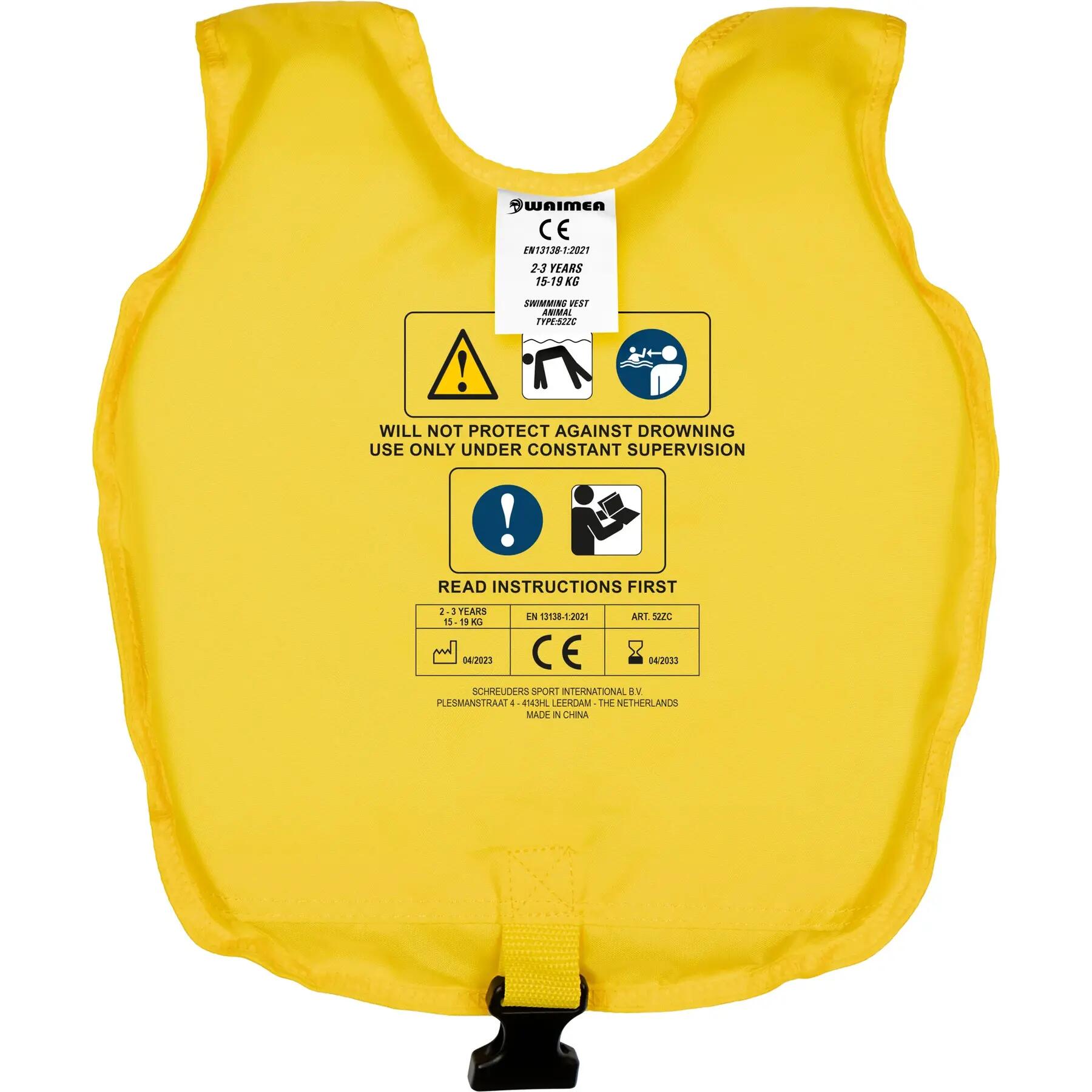 Colete de natação com padrão de animal bebé Waimea® 3/7
