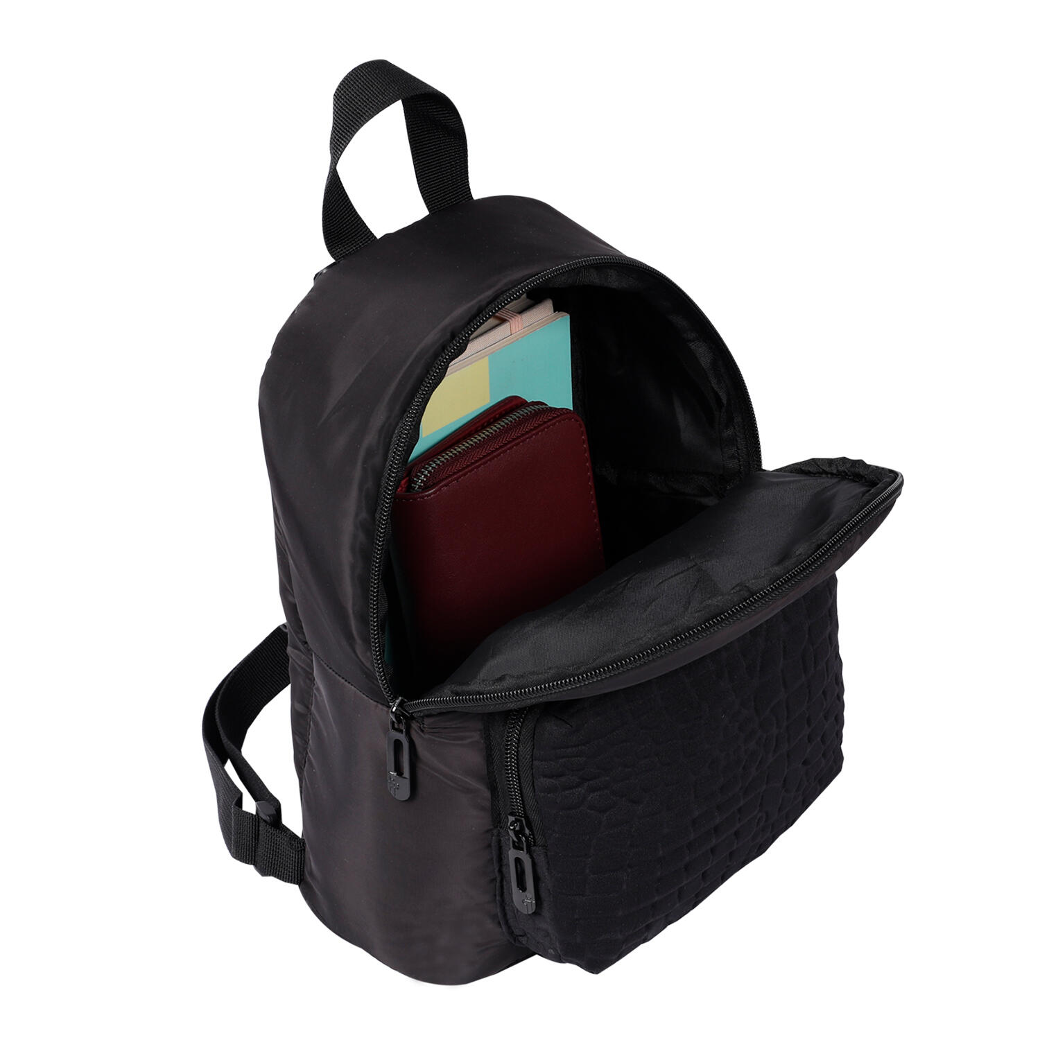 Totto Mochila urbana Baltra Negro Poliéster 22.5 x 30 x 11.5 cm 4/5