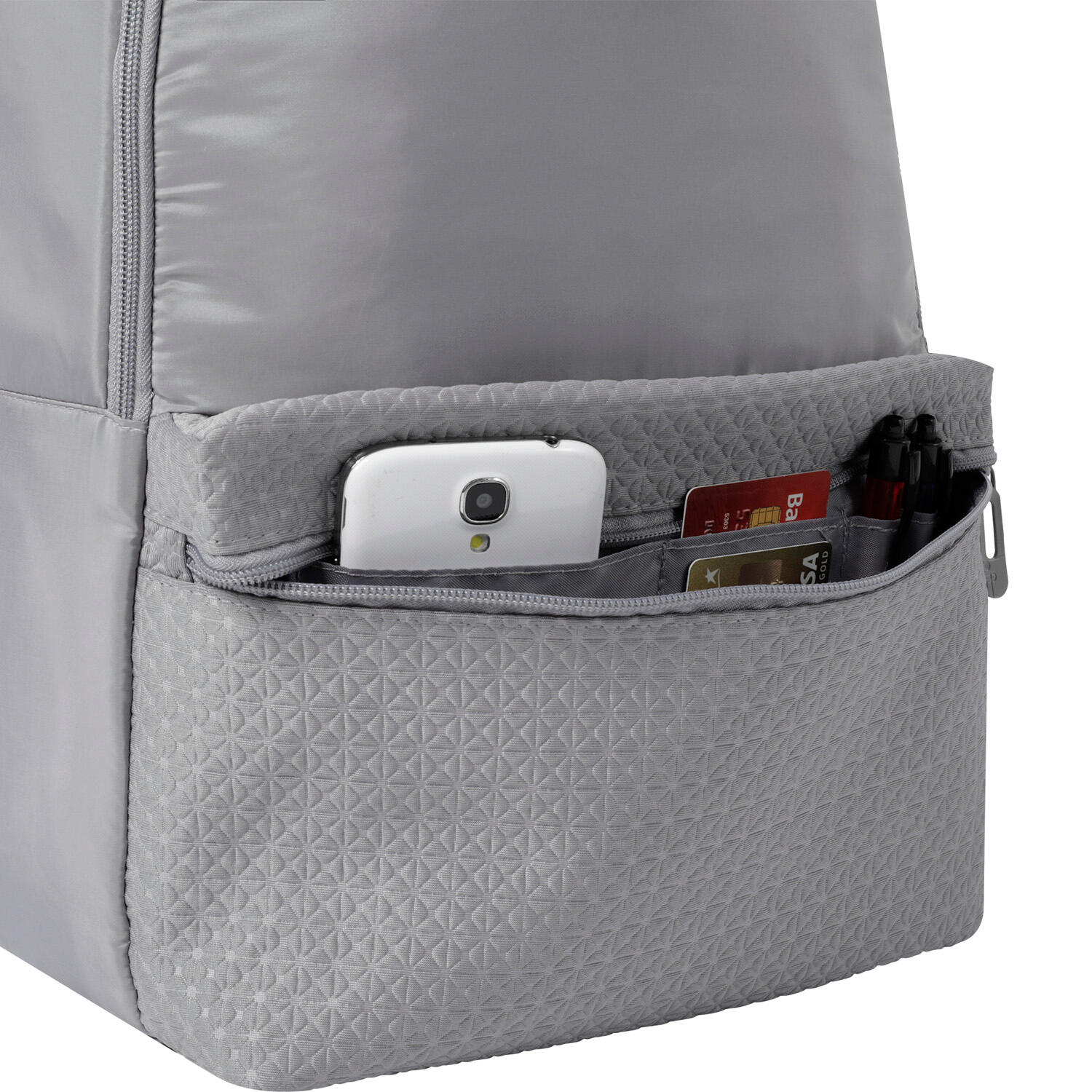 Totto Mochila urbana Palencia Gris Poliéster 30 x 42 x 12.5 cm 5/5