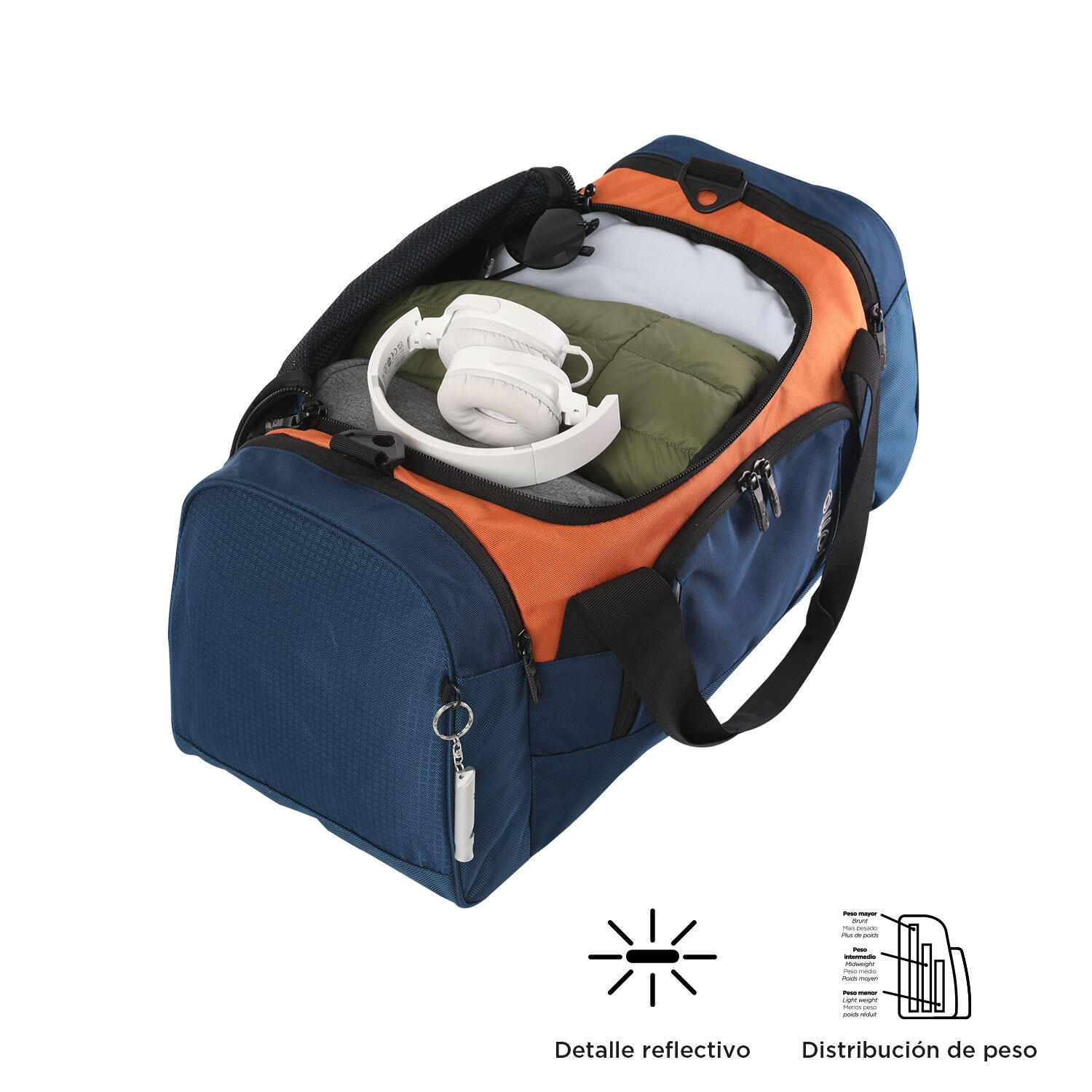 Totto Bolsa viaje Cobred Azul Poliéster 41 x 26 x 22.5 cm 3/4