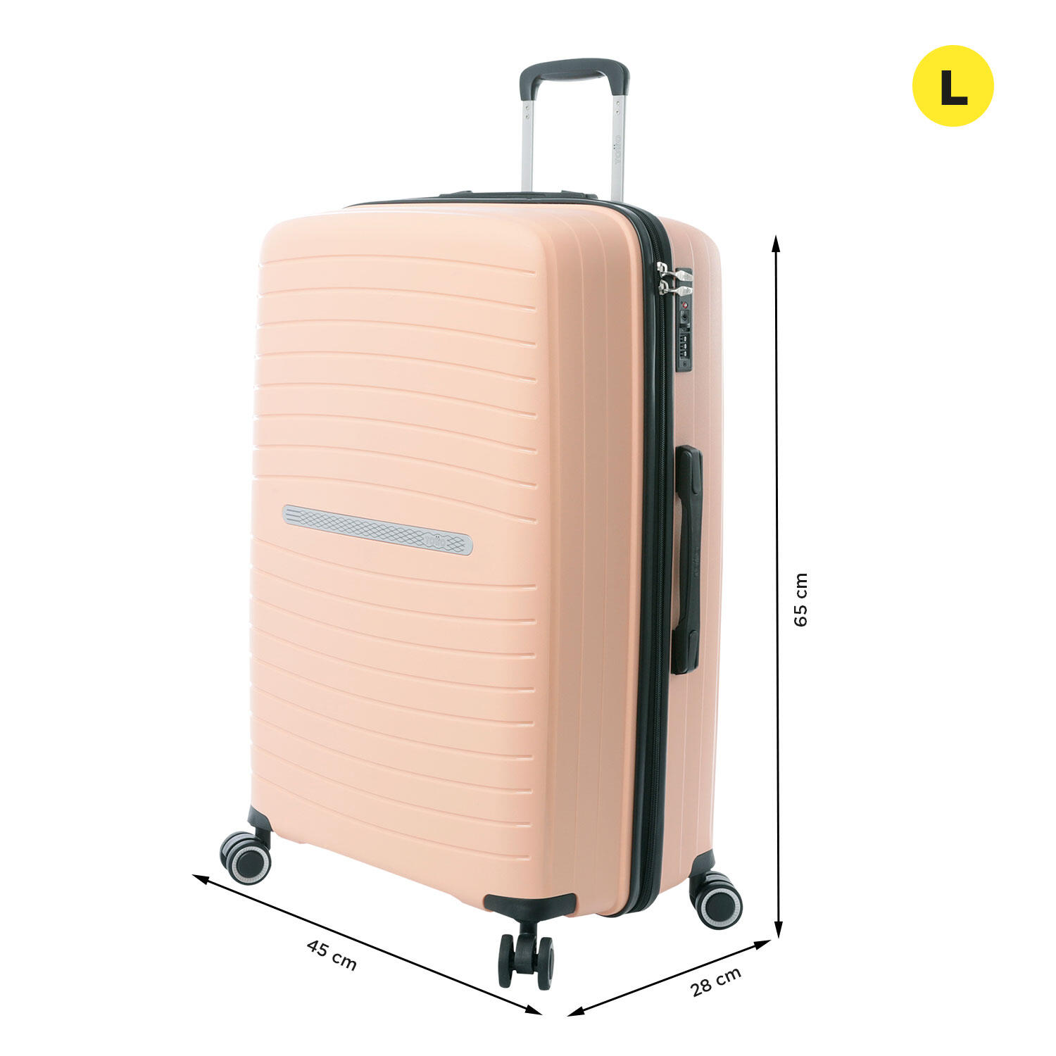 Totto Maleta grande Wave Bellini Polipropileno 45 x 65 x 28 cm 2/5