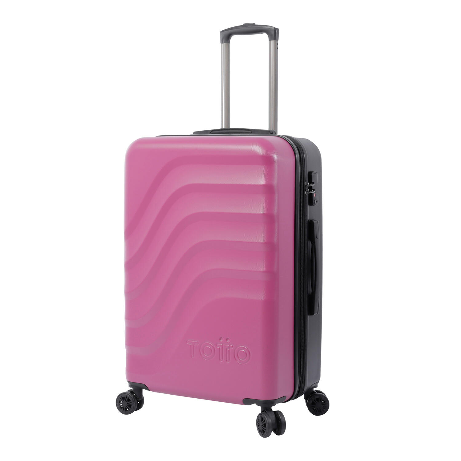 Totto Maleta mediana Bazy+ Expandible Rosa Policarbonato 43.5 x 69 x 26 cm 2/5