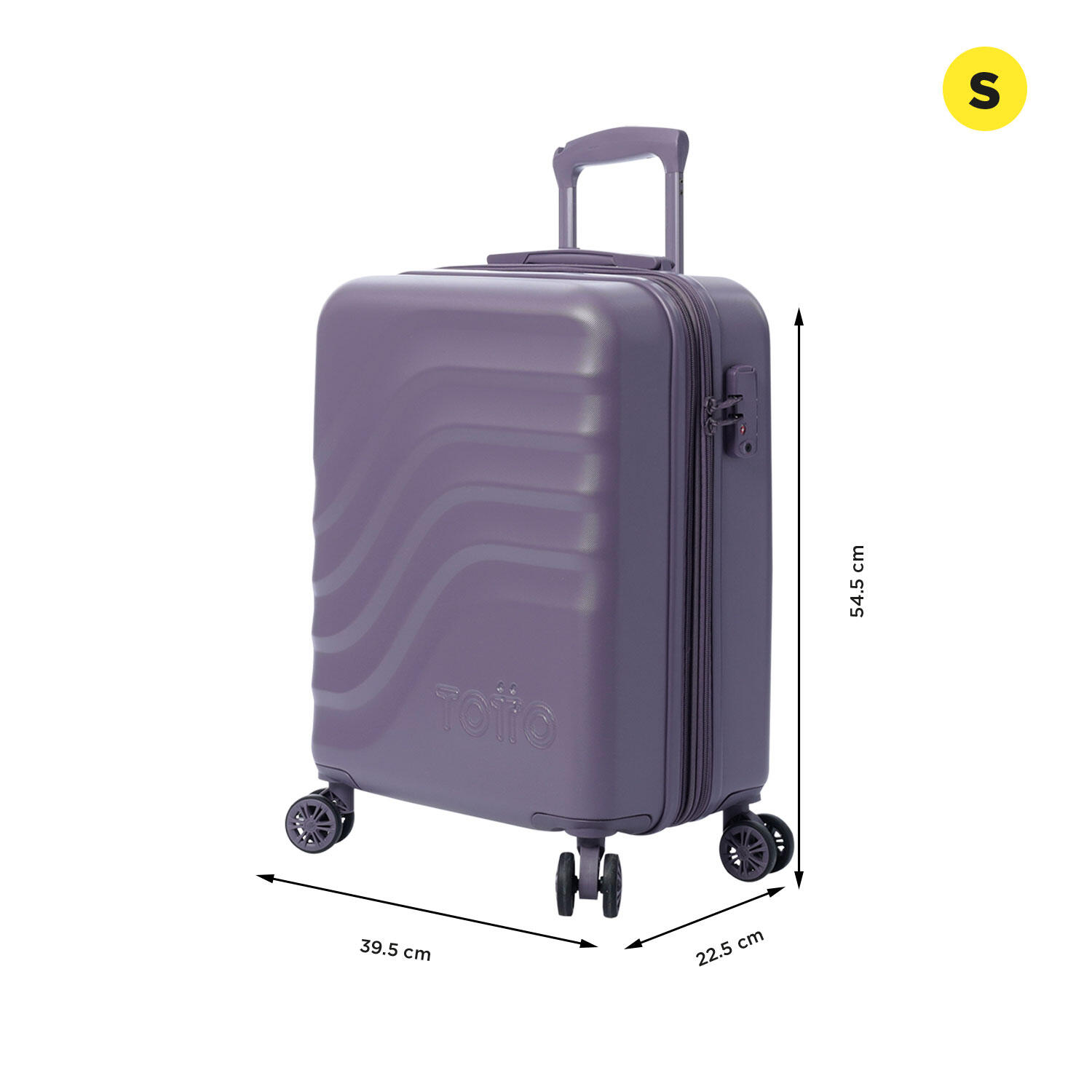 Totto Maleta de cabina Bazy+ Expandible Montana Grape Policarbonato 39.5 x 54.5 2/5