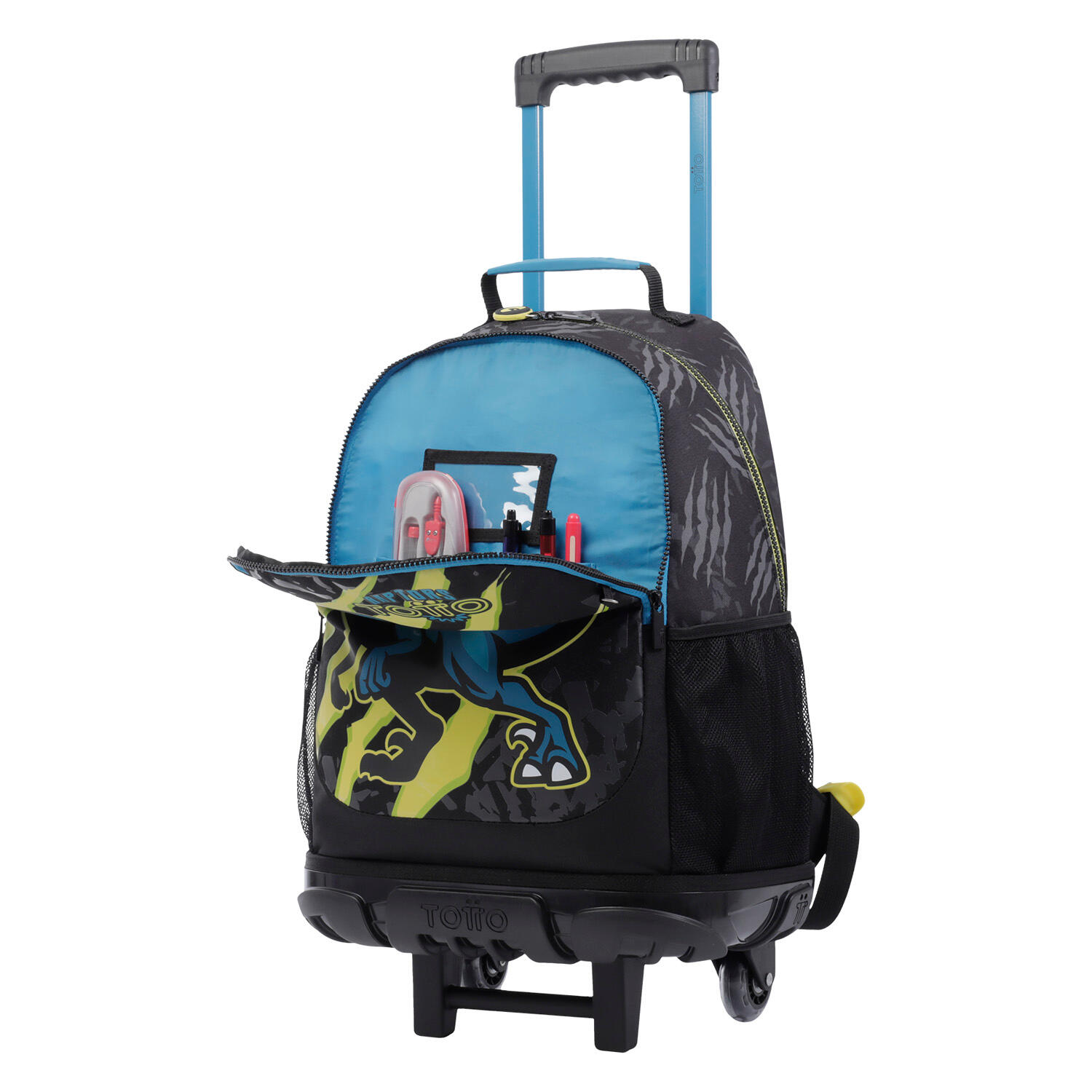 Totto Mochila infantil ruedas  Raptor Poliéster 33 x 47 x 15 cm 4/5