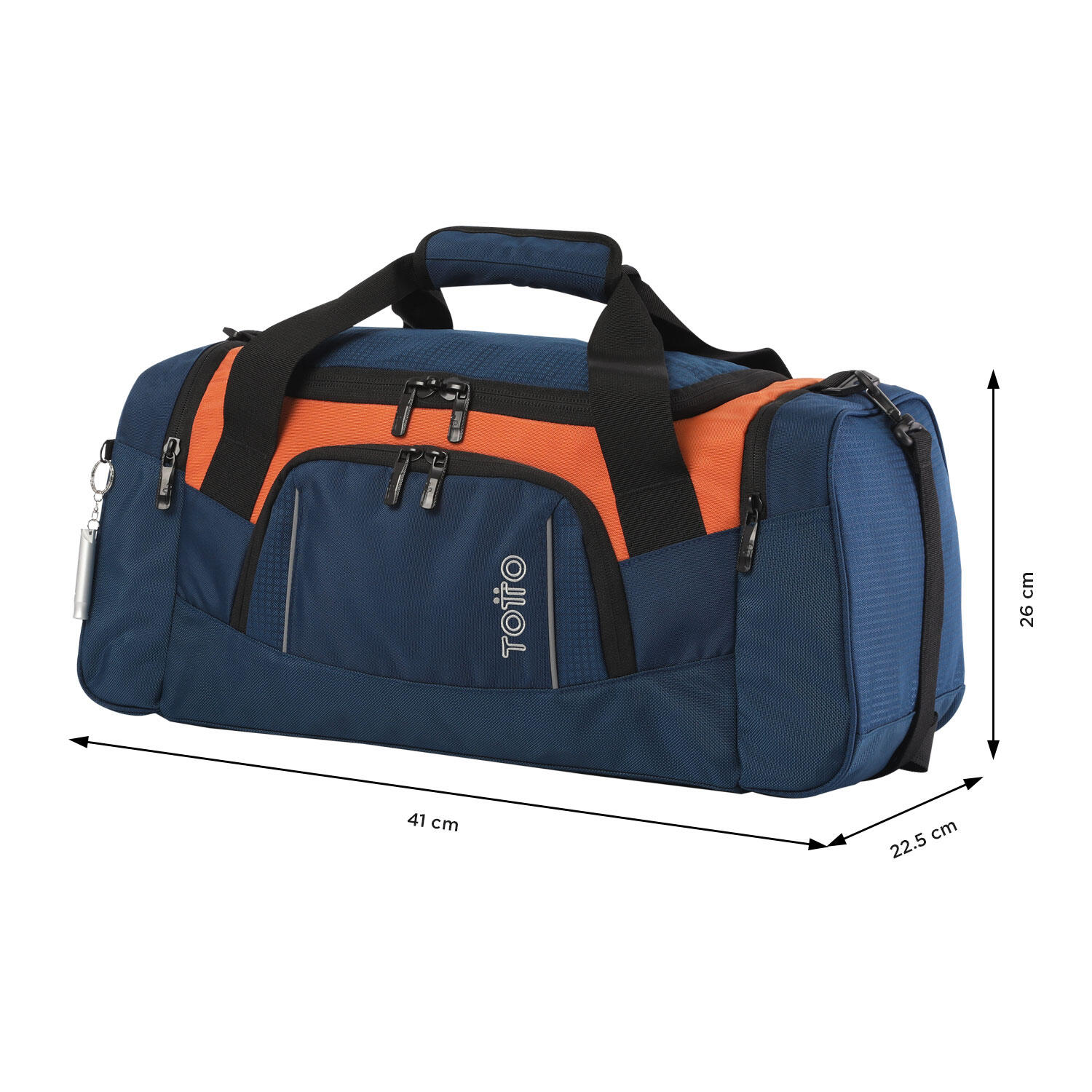 Totto Bolsa viaje Cobred Azul Poliéster 41 x 26 x 22.5 cm 2/4