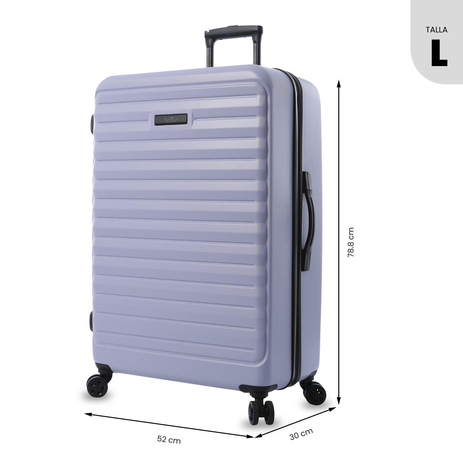 Totto Maleta grande Helios 2.0 Morado Policarbonato 52 x78.8 x 30 cm 3/5