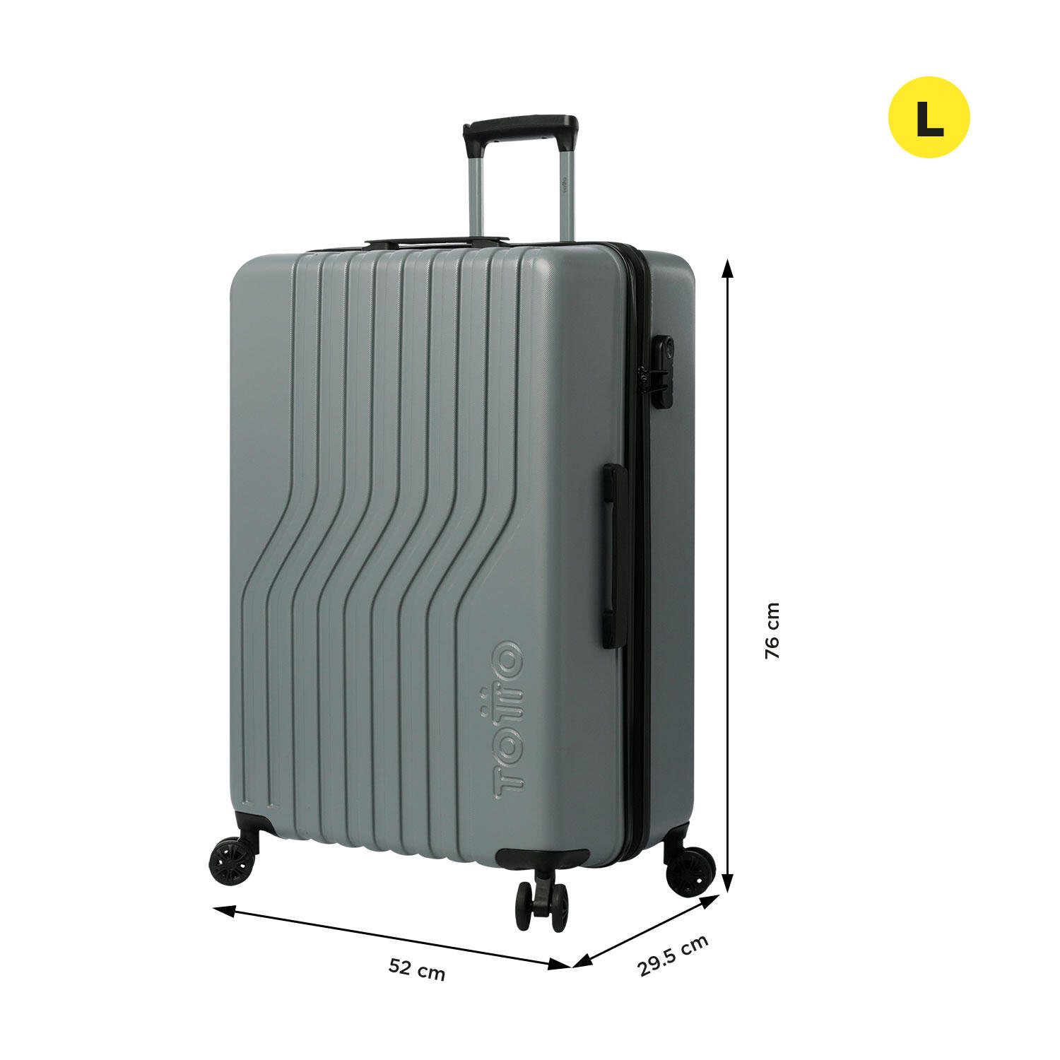 Totto Maleta grande Nomad Monument Acrilonitrilo 52 x 76 x 29.5 cm 3/5