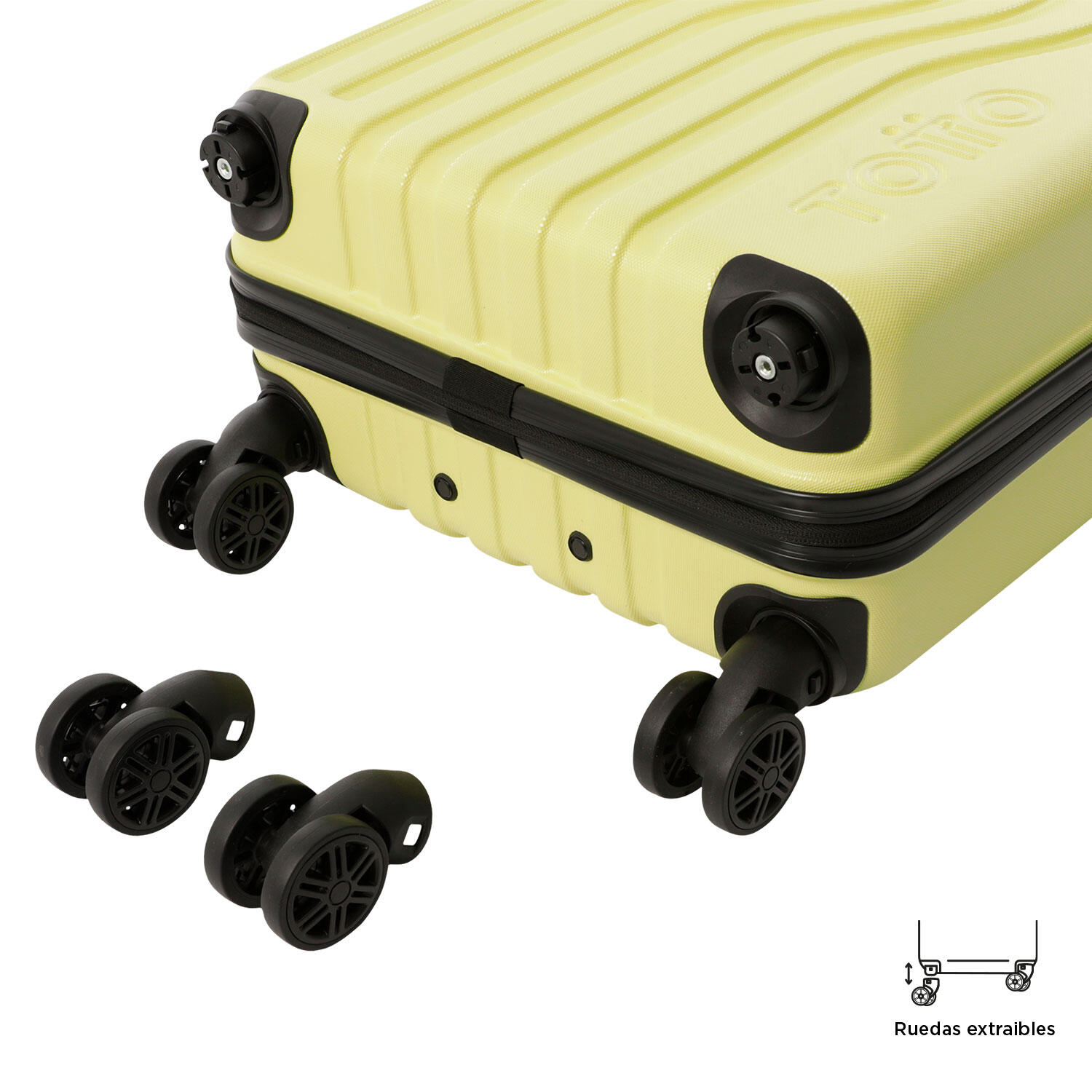 Totto Maleta de cabina Nomad Yellow Iris Acrilonitrilo 40 x 56.5 x 23 cm 5/5