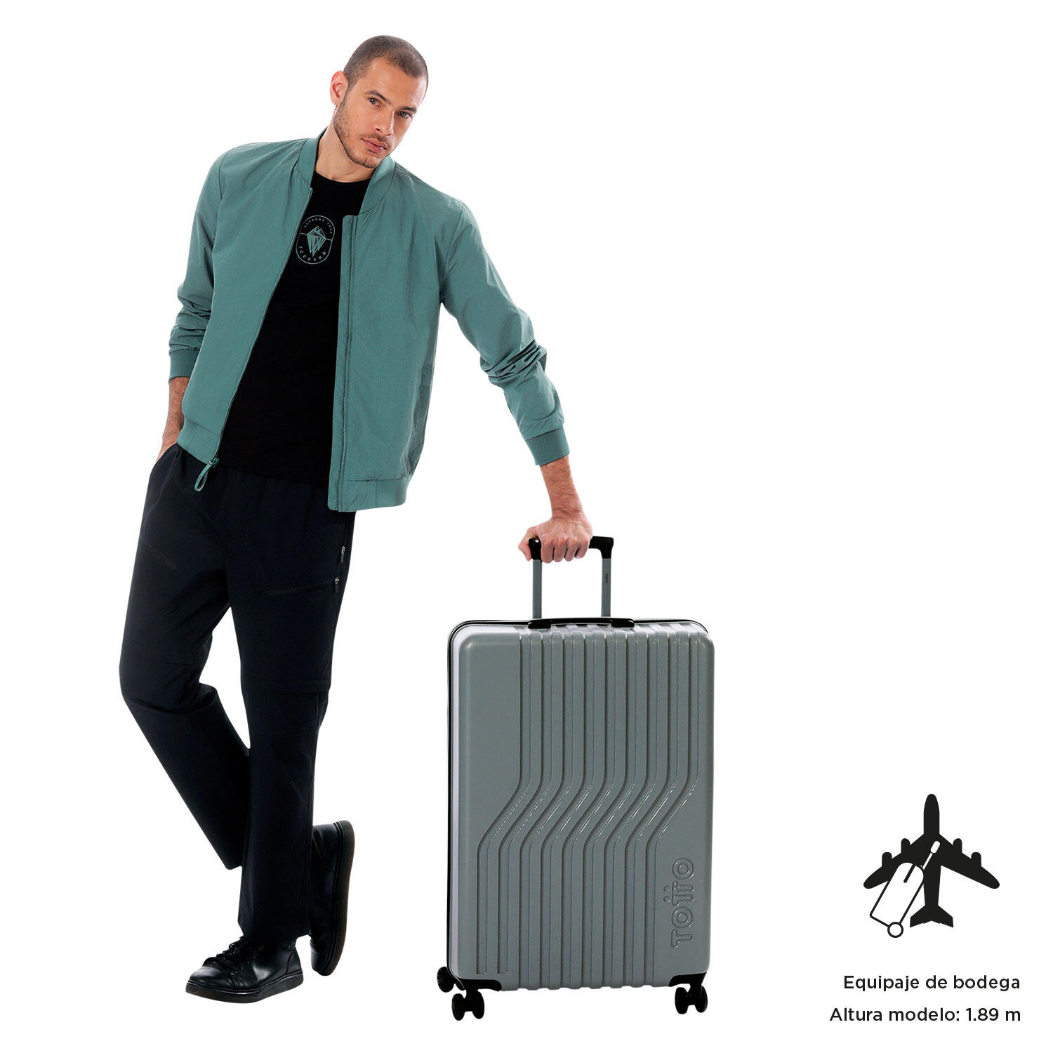 Totto Maleta grande Nomad Monument Acrilonitrilo 52 x 76 x 29.5 cm 2/5