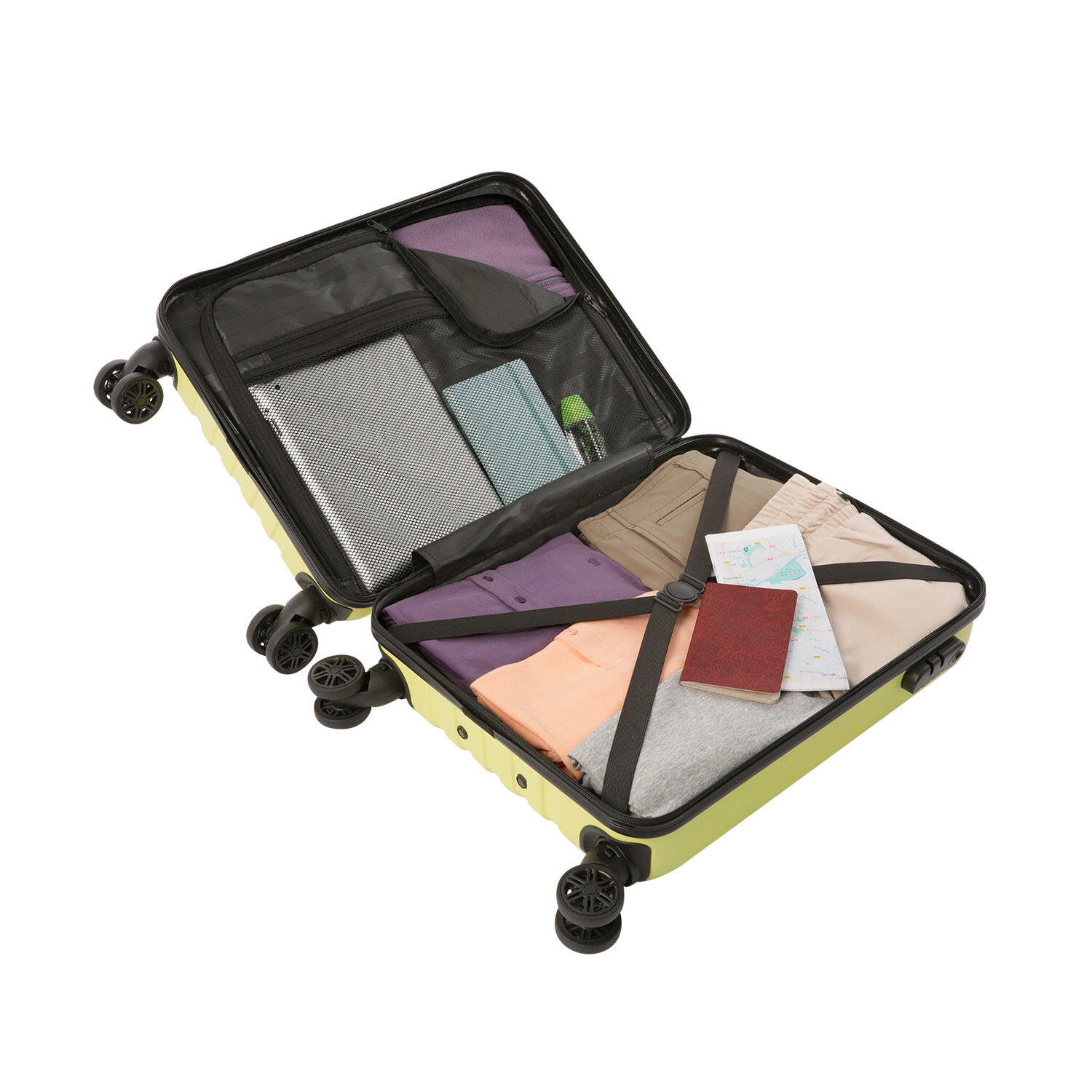 Totto Maleta de cabina Nomad Yellow Iris Acrilonitrilo 40 x 56.5 x 23 cm 4/5