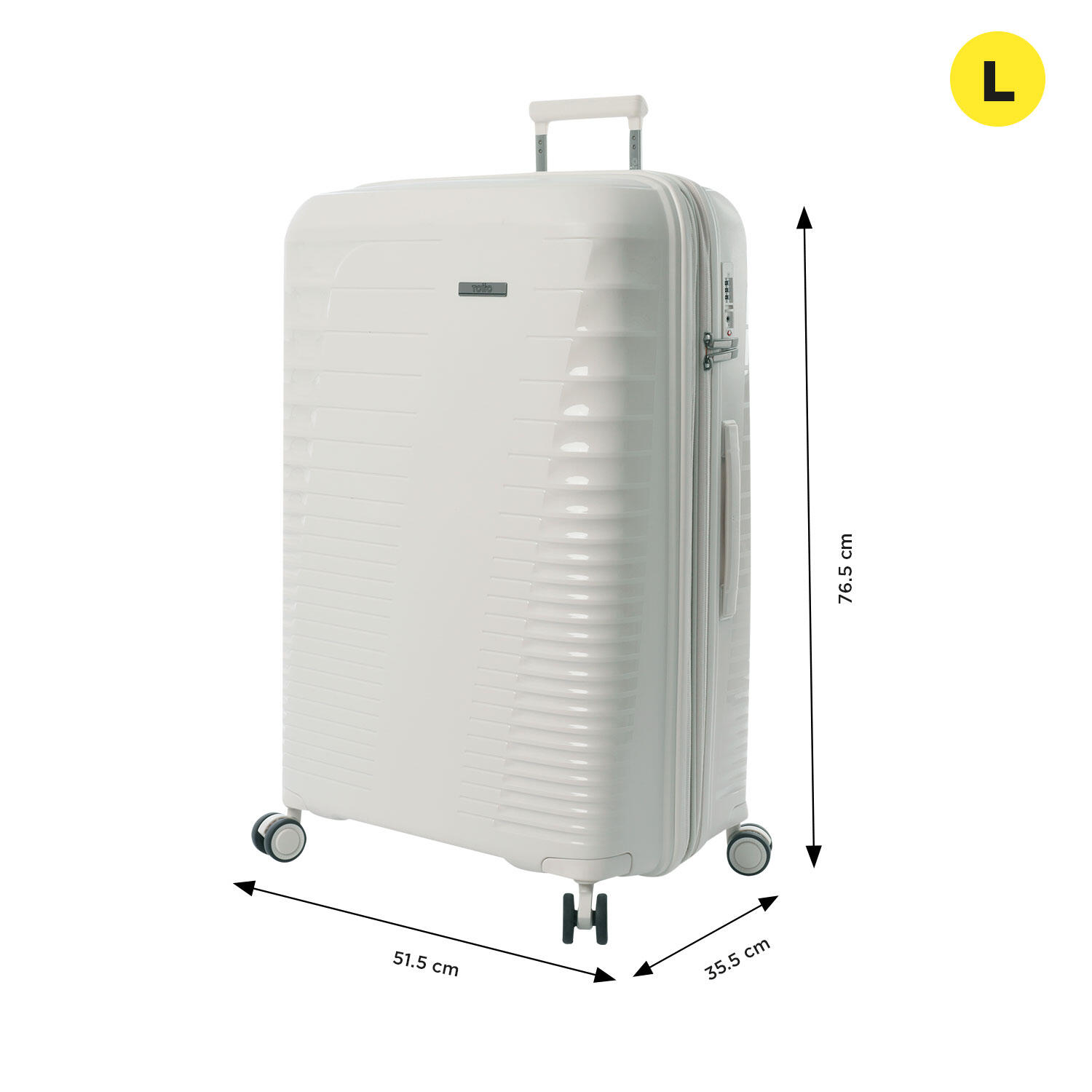 Totto Maleta grande Traveler Rainy Day Polipropileno 51.5 x 76.5 x 35.5 cm 2/5