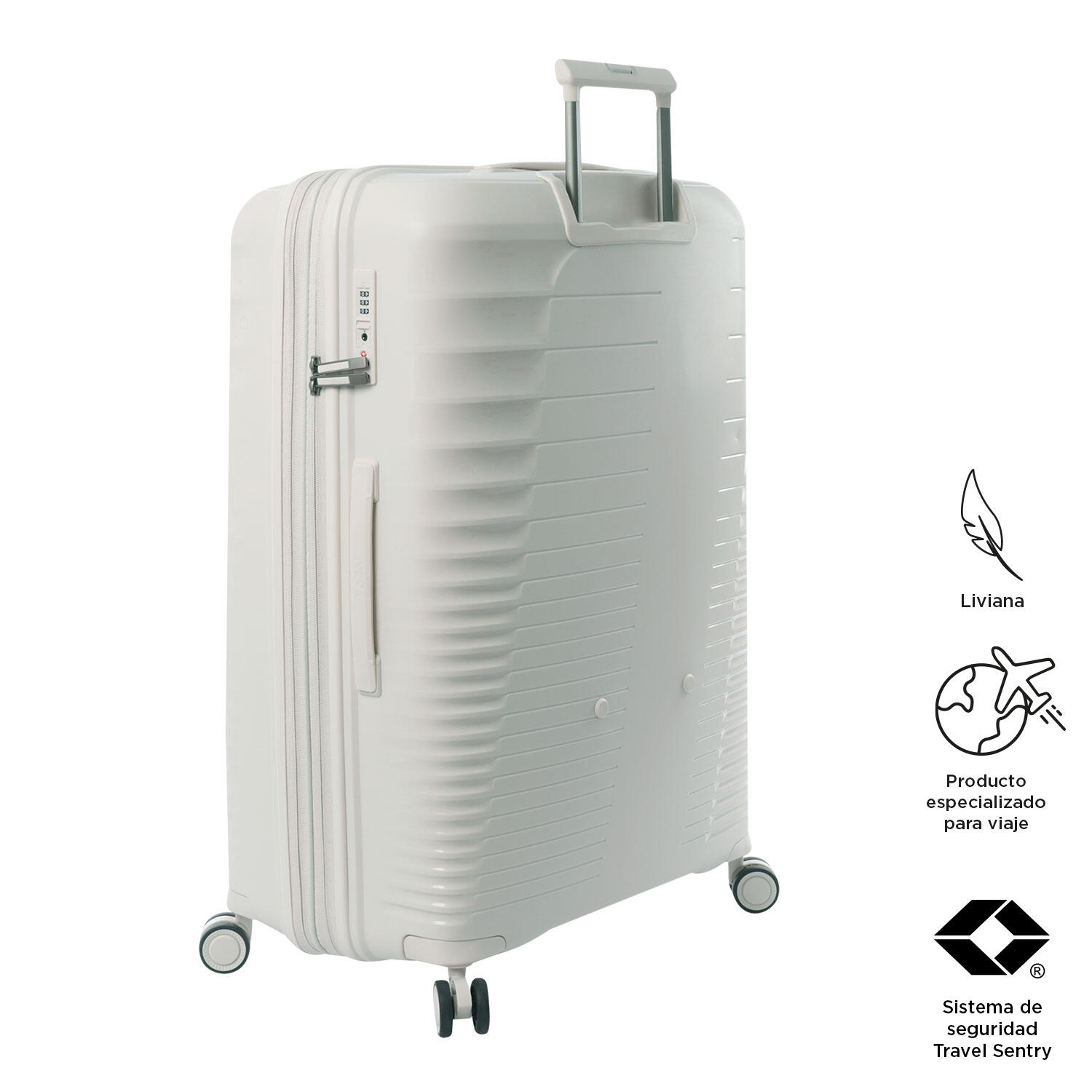 Totto Maleta grande Traveler Rainy Day Polipropileno 51.5 x 76.5 x 35.5 cm 5/5
